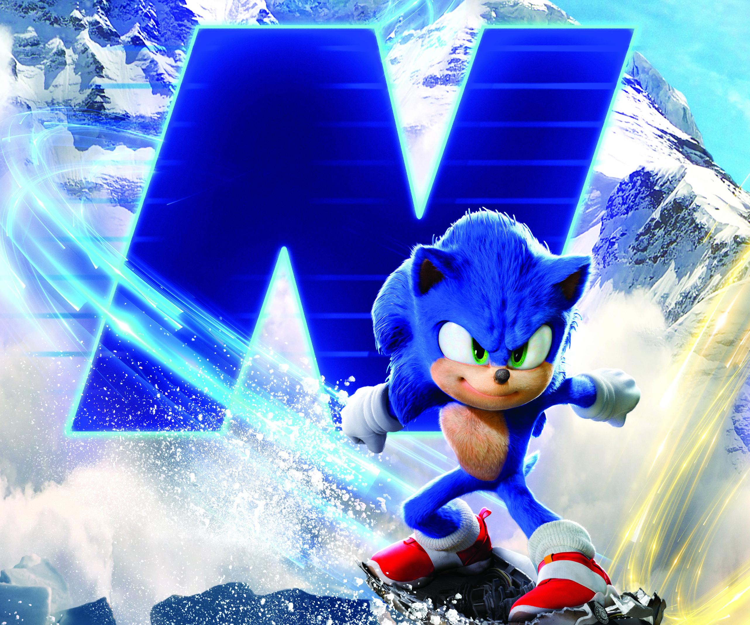 Sonic the Hedgehog 2 Wallpaper 4K 2022 Movies Black background 5884