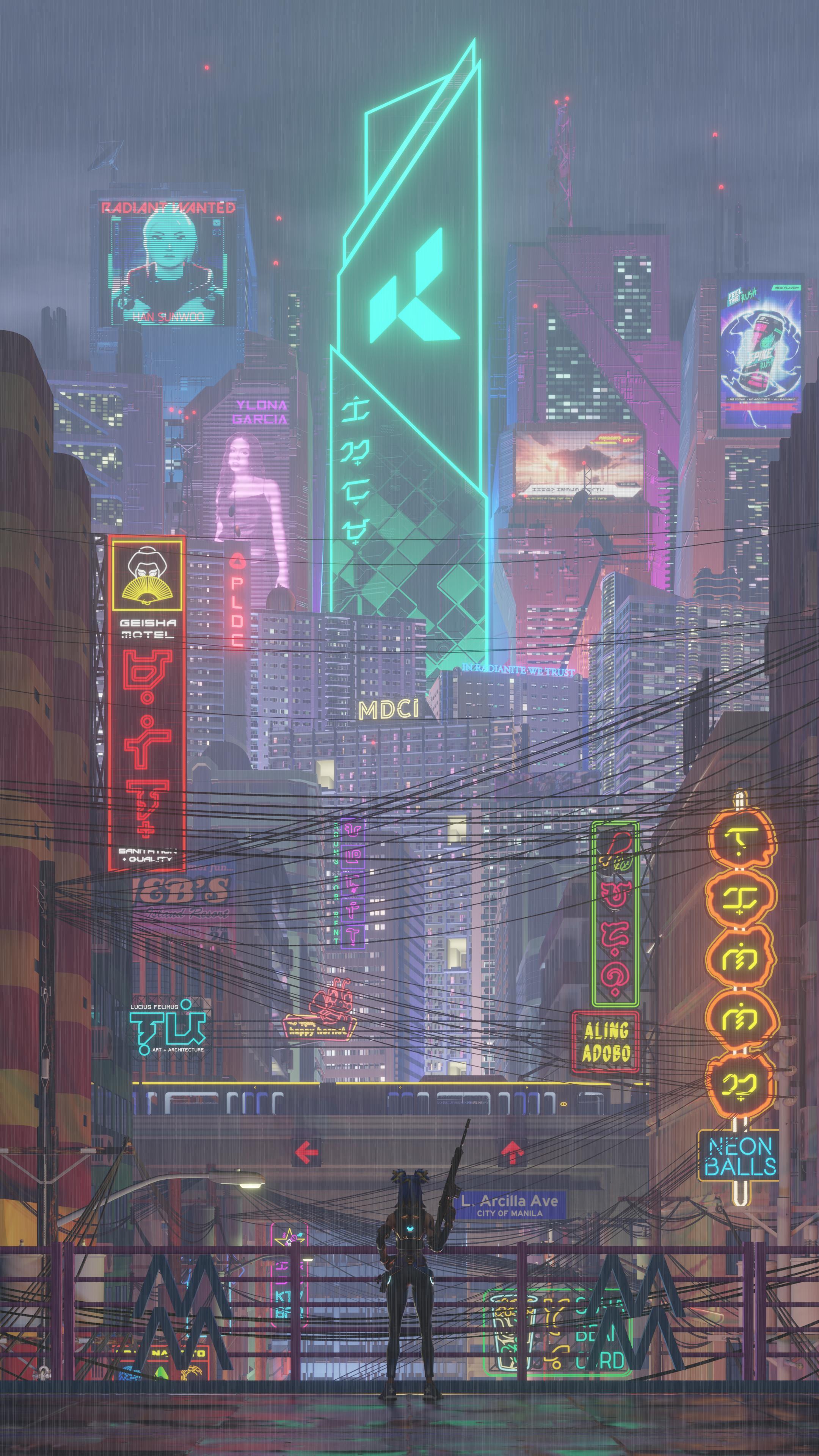 2160x3840 Tala Nicole in Manila (my fanart of Neon, hope you like it!)