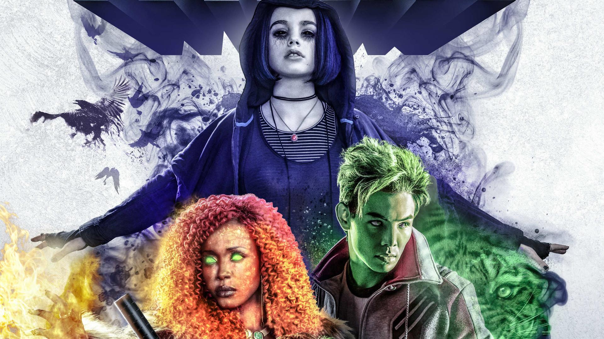 1920x1080 Beast Boy Raven And Starfire In Titans 2018 Laptop Full HD 1080P HD 4k Wallpaper, Image, Background, Photo and Picture