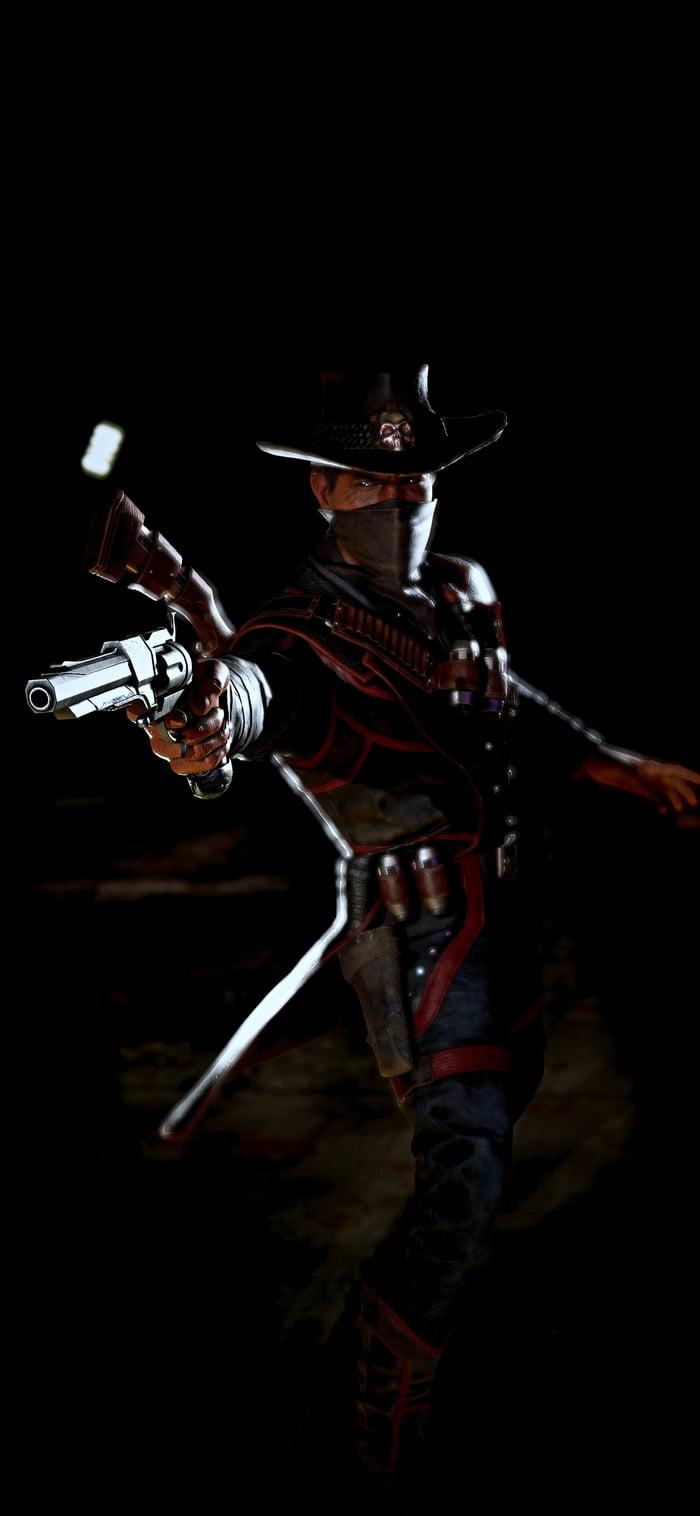 700x1516 Mortal Kombat Erron Black cowboy wallpaper (by TQT)