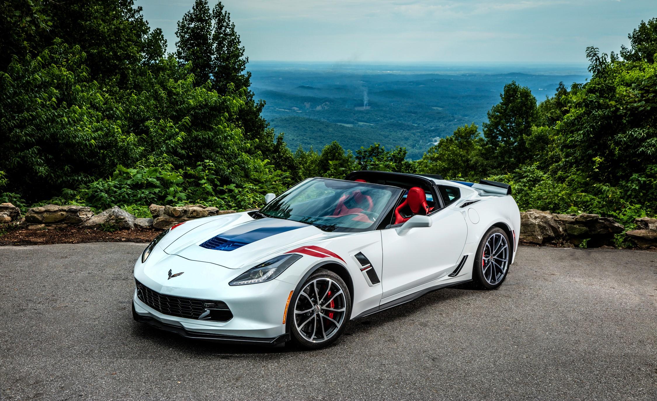 2250x1375 2017 Corvette Grand Sport, Chevrolet, White, Cabriolet Gallery HD Wallpaper