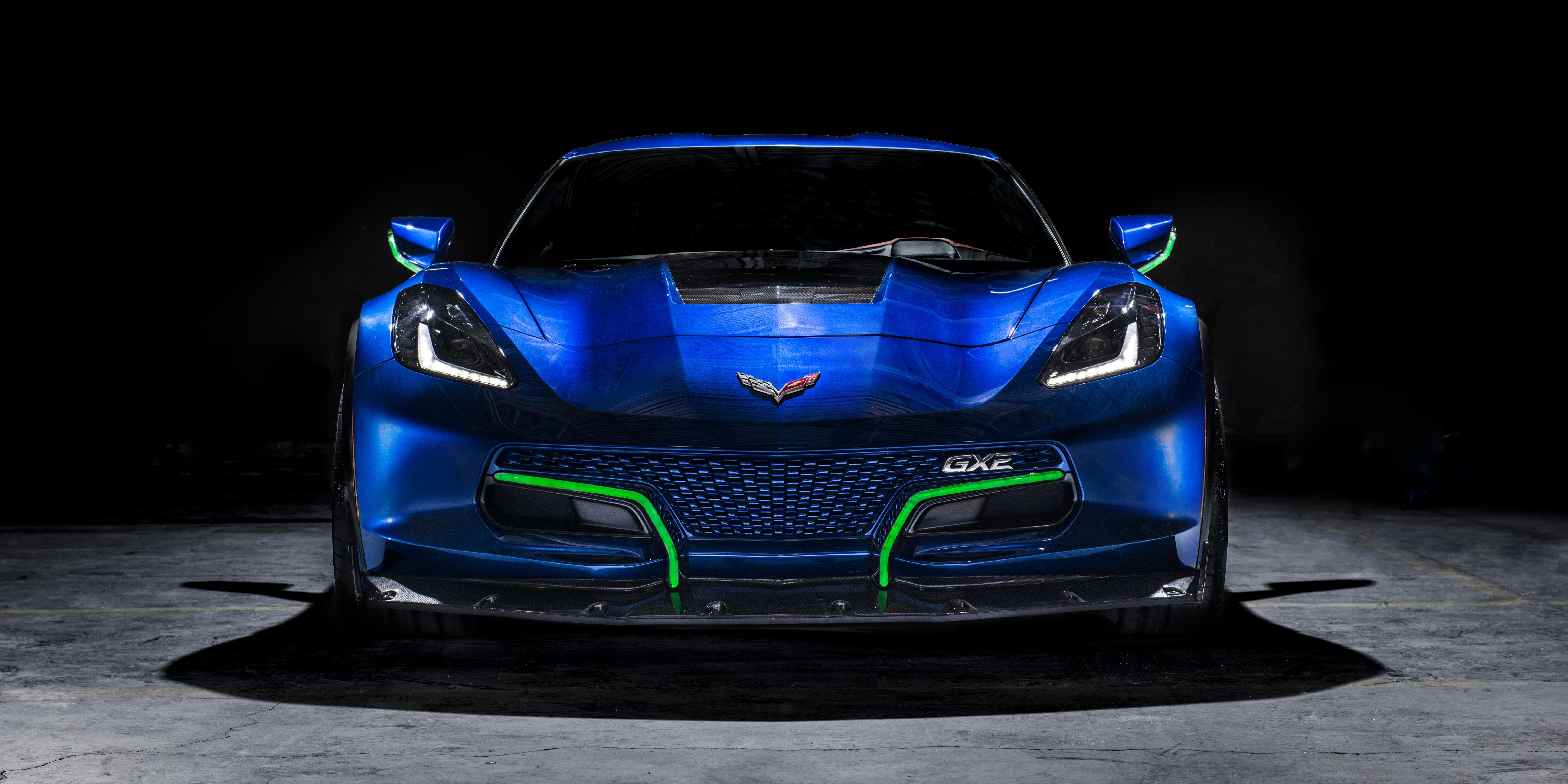7360x3680 Full HD Chevrolet Corvette Grand Sport wallpaper