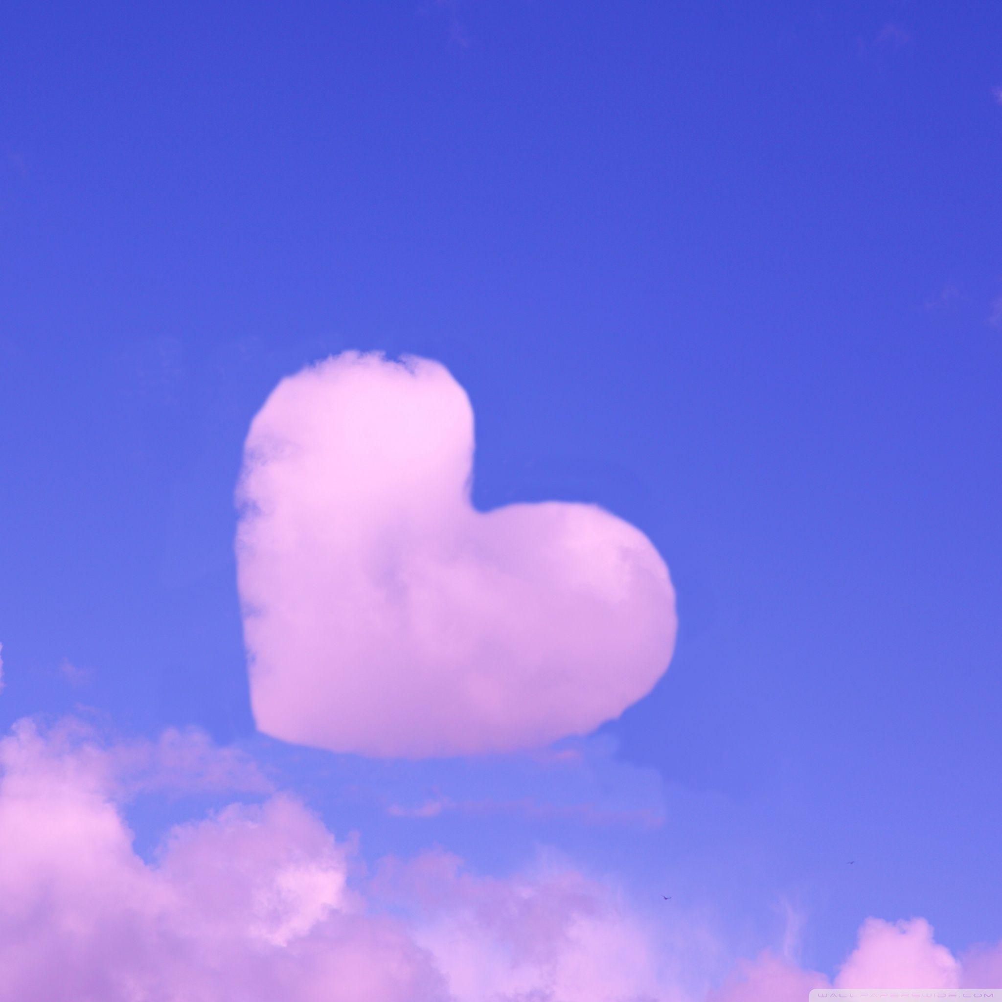 2048x2048 iPad Hearts Wallpaper