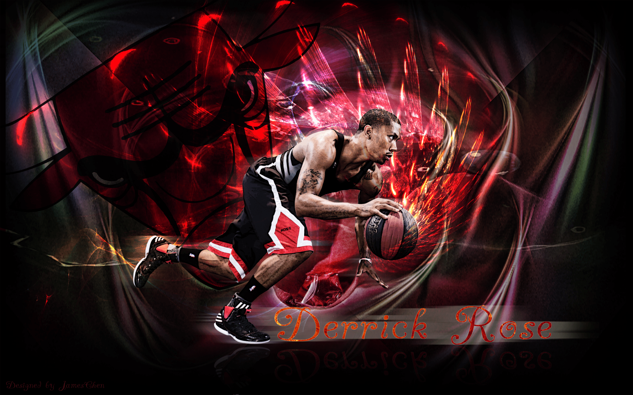 2048x1280 chicago bulls free picture background. Bulls wallpaper, Chicago bulls wallpaper, Derrick rose wallpaper