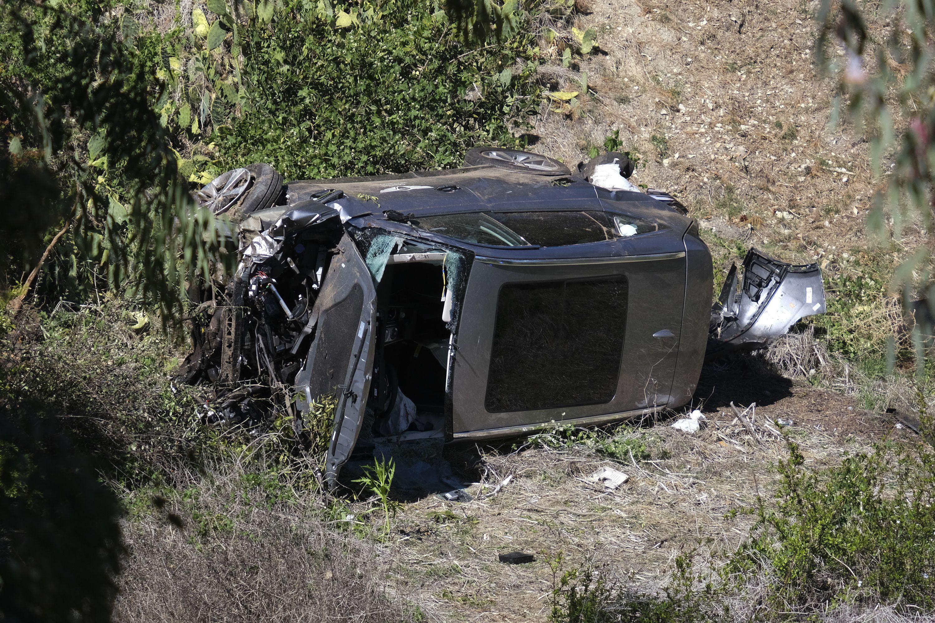 3000x2000 Tiger Woods's car crash in Los Angeles Washington Post