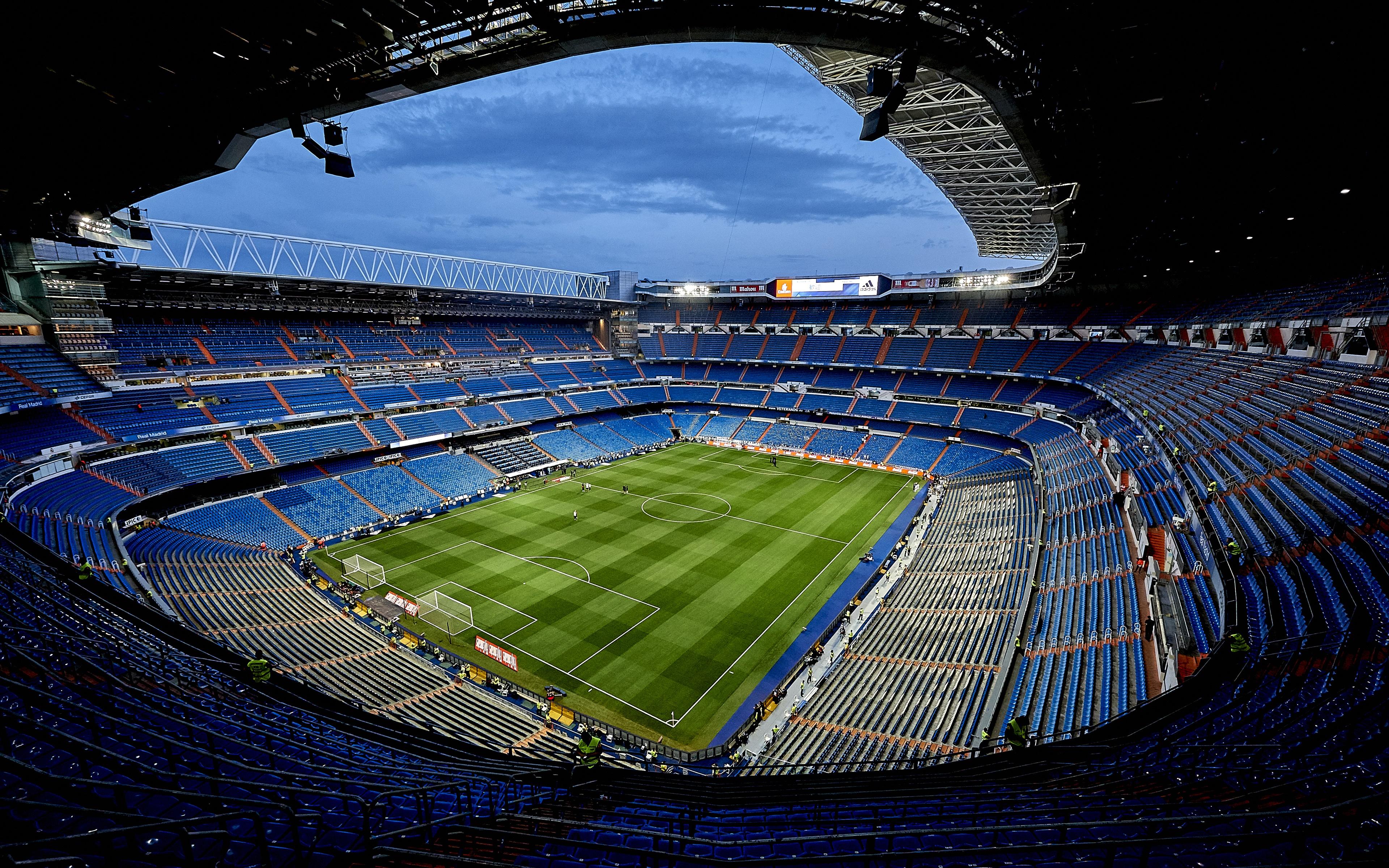 3840x2400 Santiago Bernabeu Stadium 4K Gallery HD Wallpaper