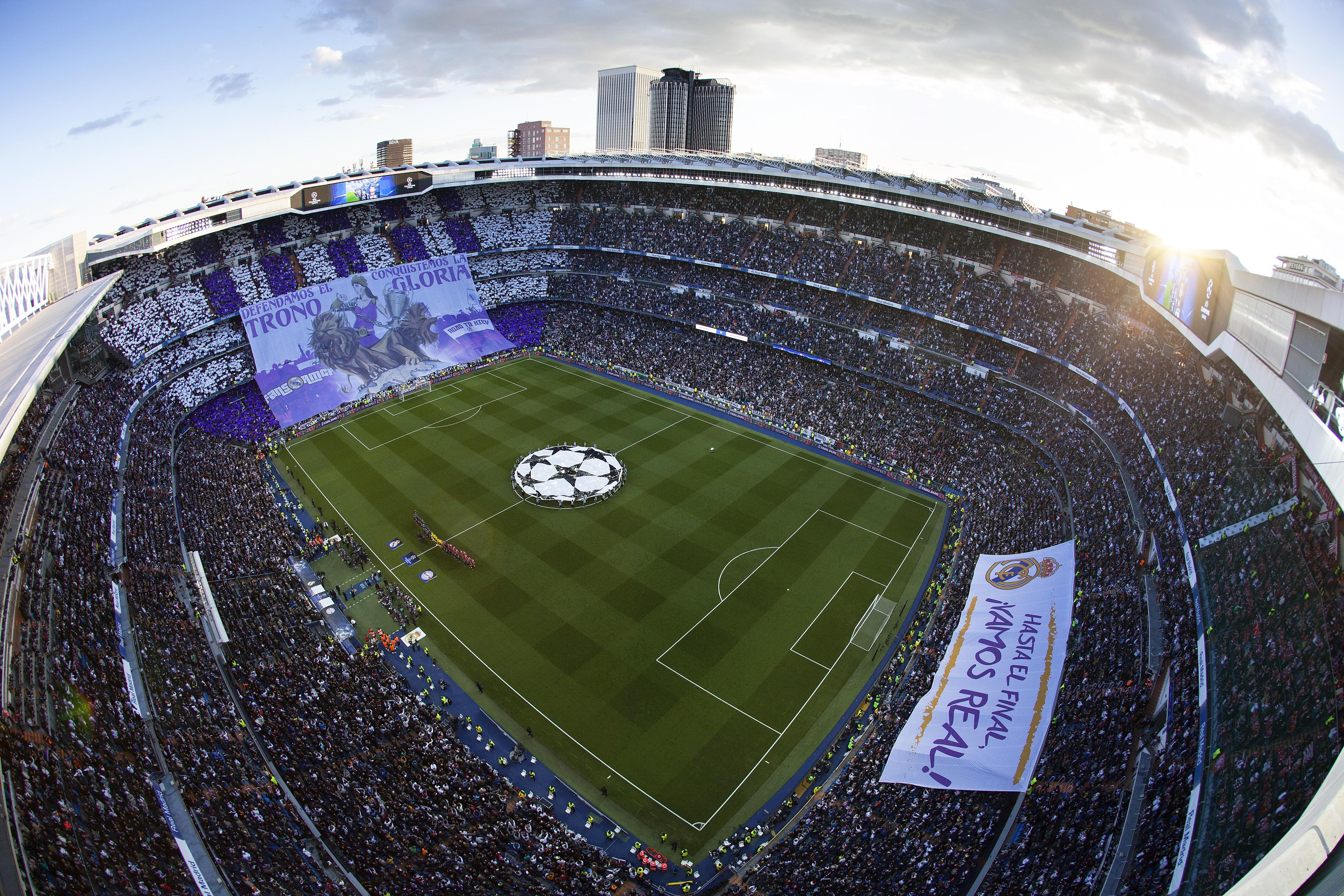 5616x3744 4K Santiago Bernabeu Stadium Wallpaper and Background Image