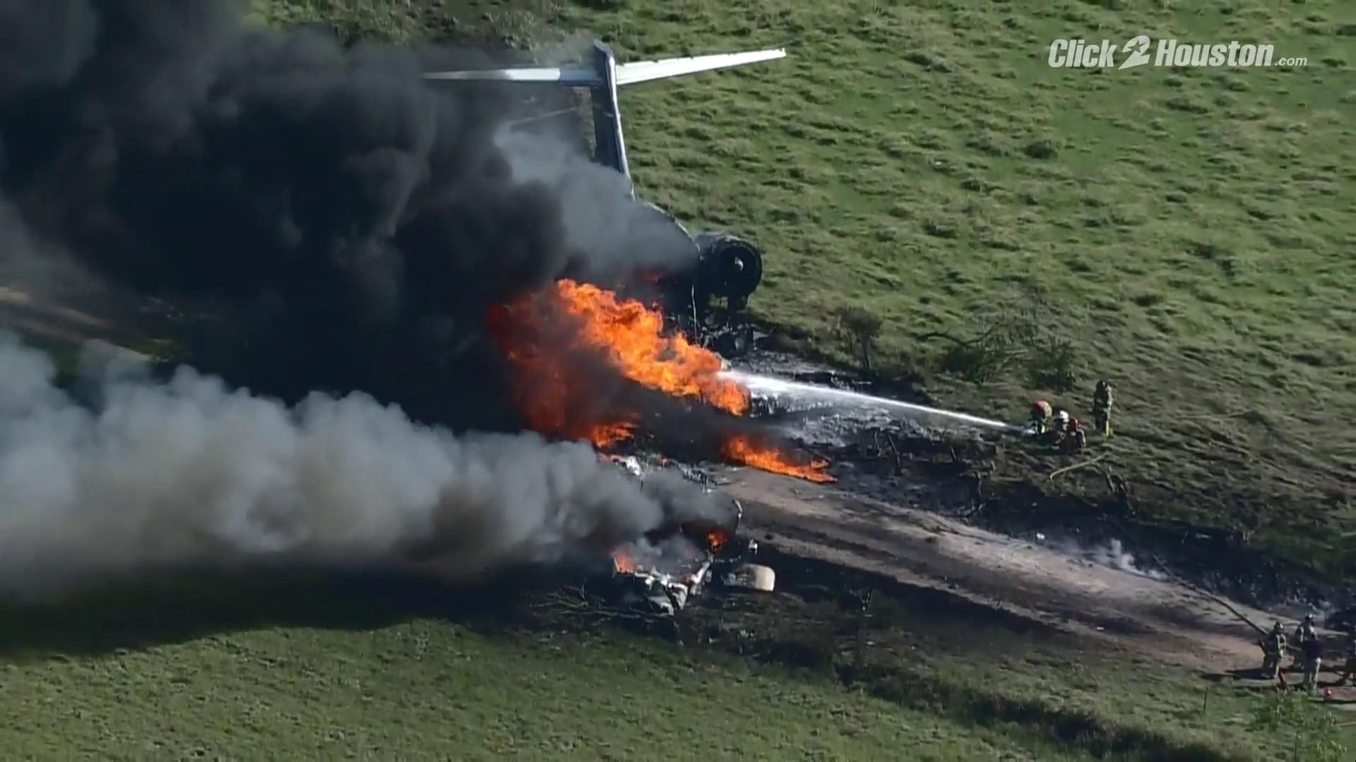 1920x1080 PHOTOS, VIDEO: Sky 2 aerials over Brookshire plane crash