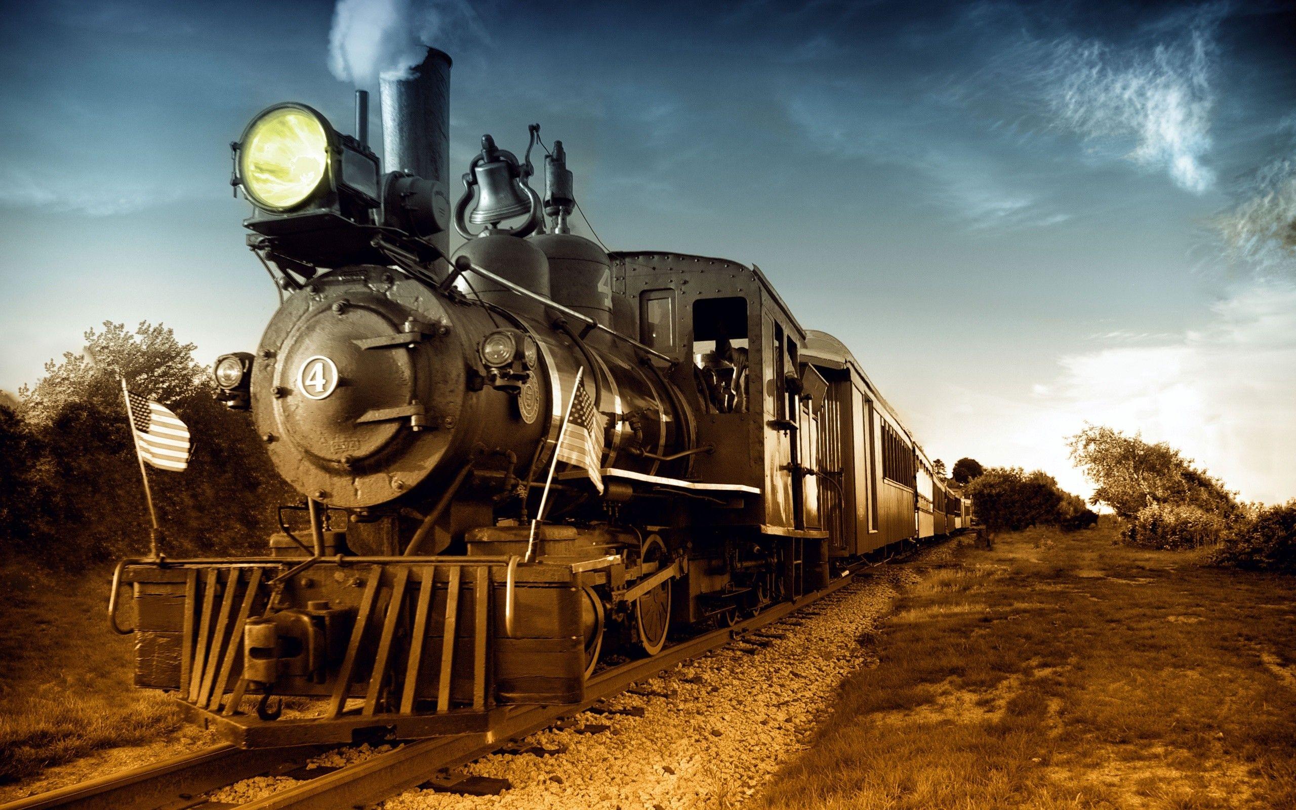 2560x1600 Train Wallpaper