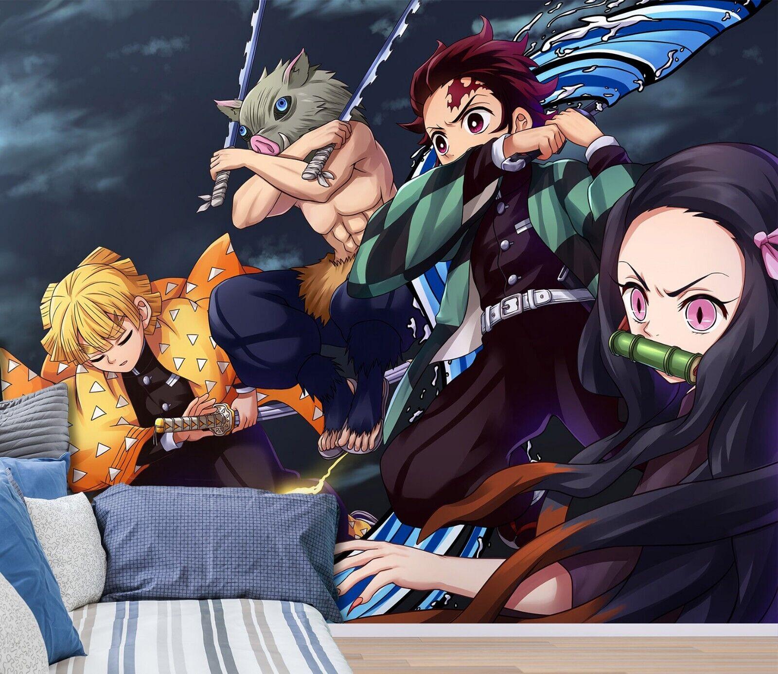 1600x1386 3D Kimetsu No Yaiba 213 Anime Wallpaper Wall Mural Removable Self Adhesive Amy