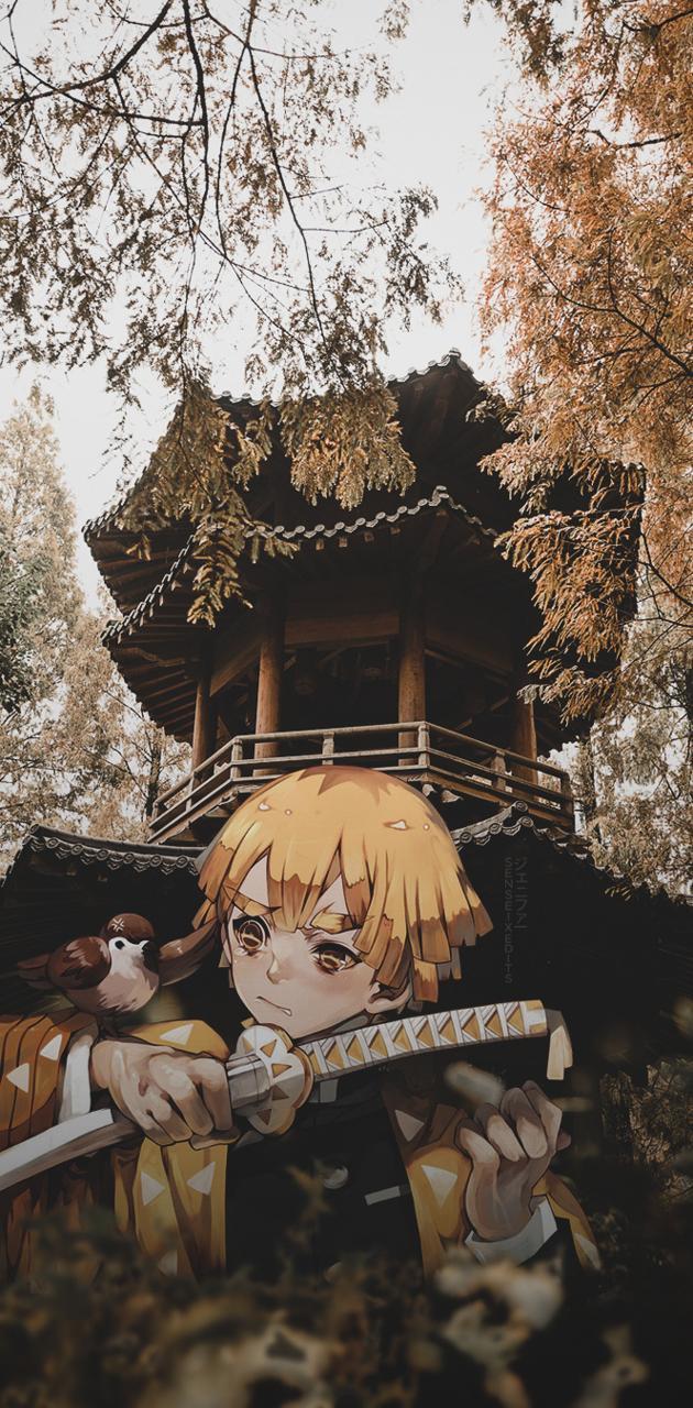 630x1280 Zenitsu wallpaper