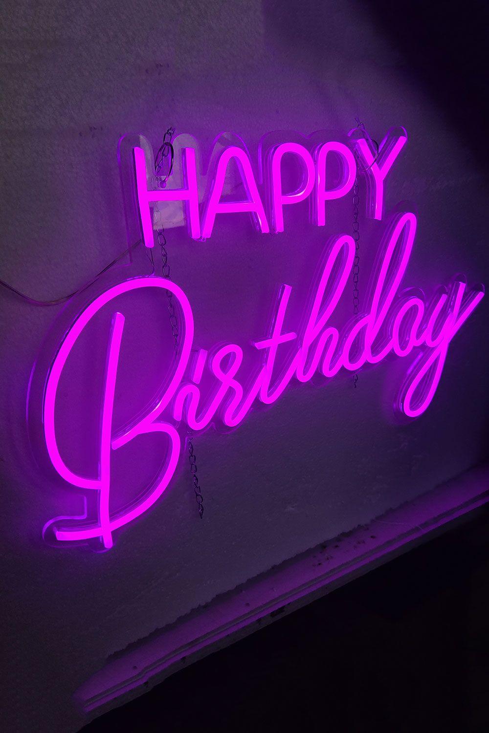1000x1500 happy birthday led Neon. Happy birthday to me quotes, Happy birthday signs, Happy birthday wallpaper