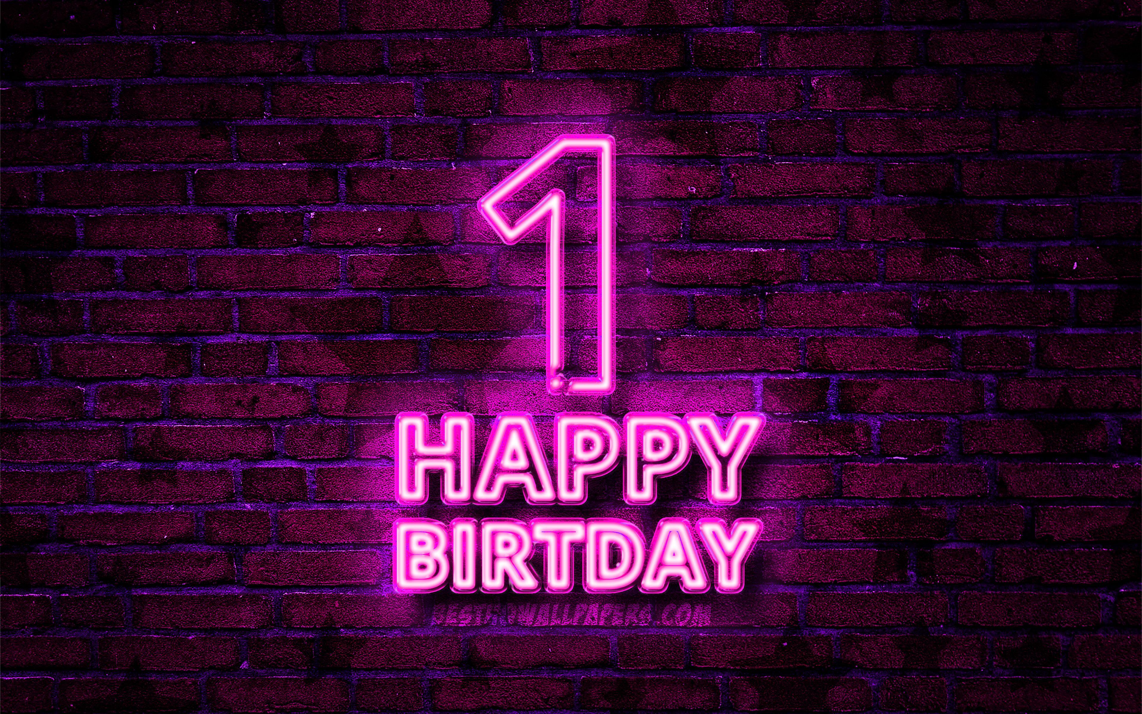 3840x2400 1st Birthday Wallpaper