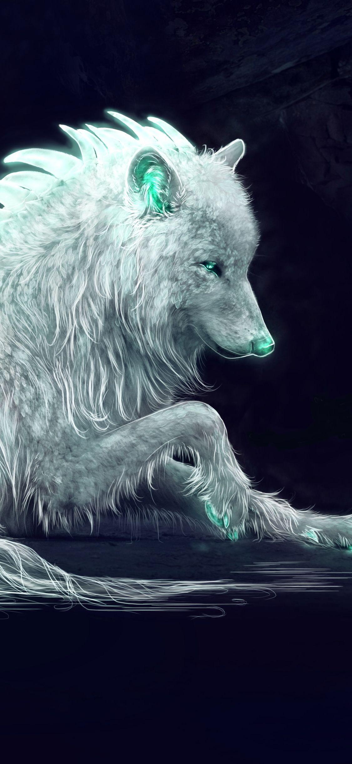 1125x2436 Wolf Wallpaper 4k iPhone