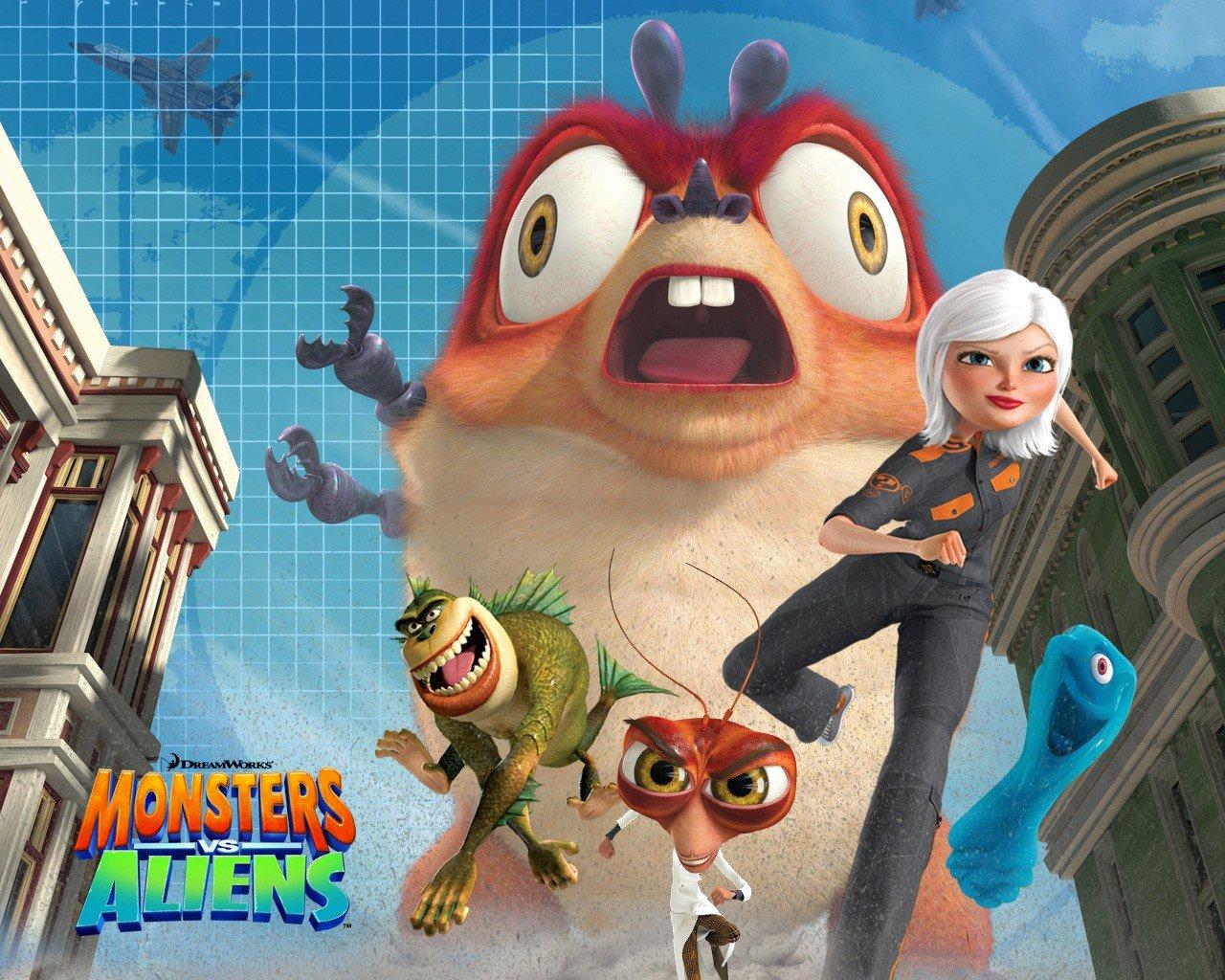 1280x1024 Monsters vs. Aliens Wallpaper HD / Desktop and Mobile Background