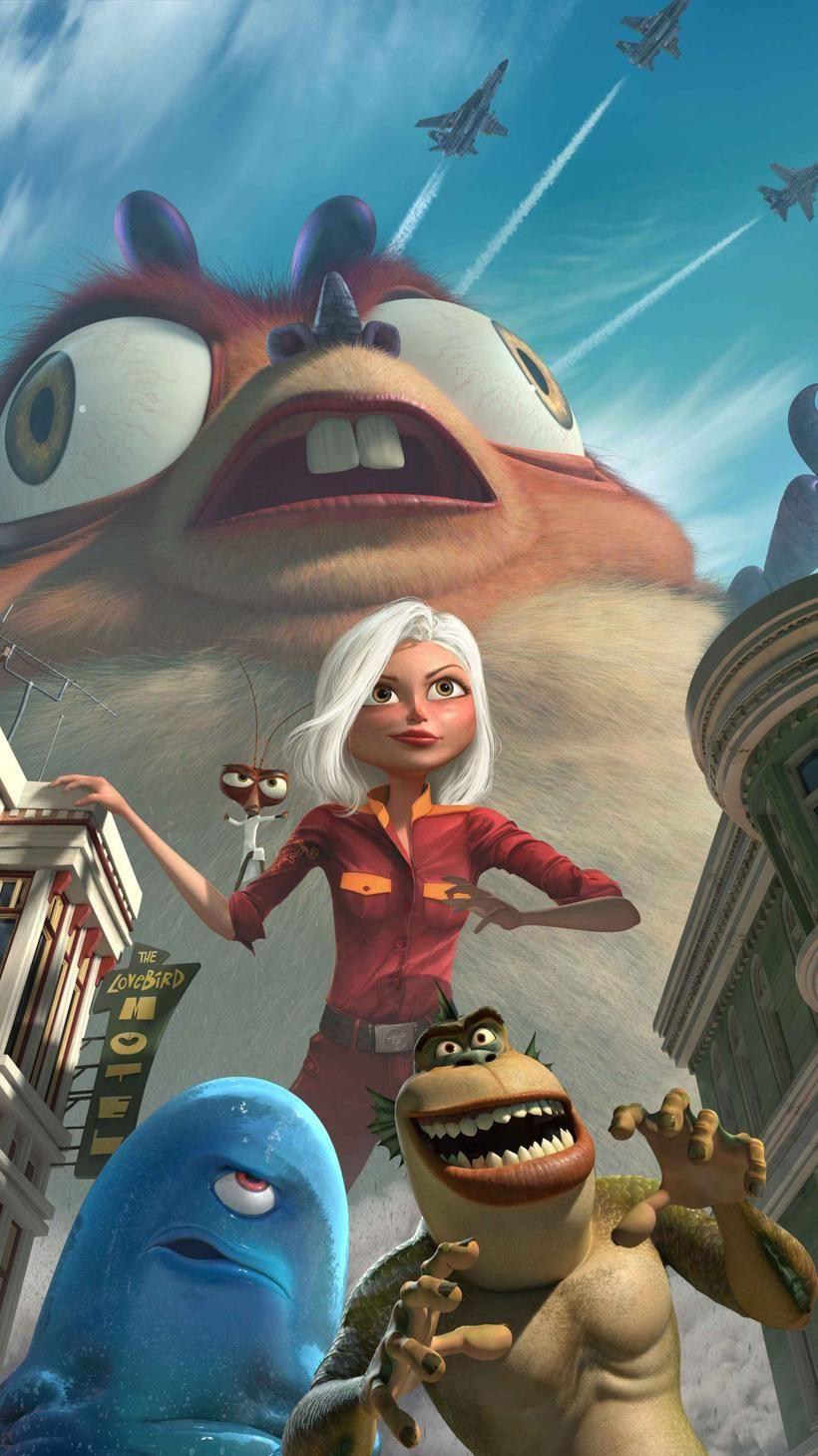 820x1459 Monsters vs Aliens (2009) Phone Wallpaper ekkor: 2020