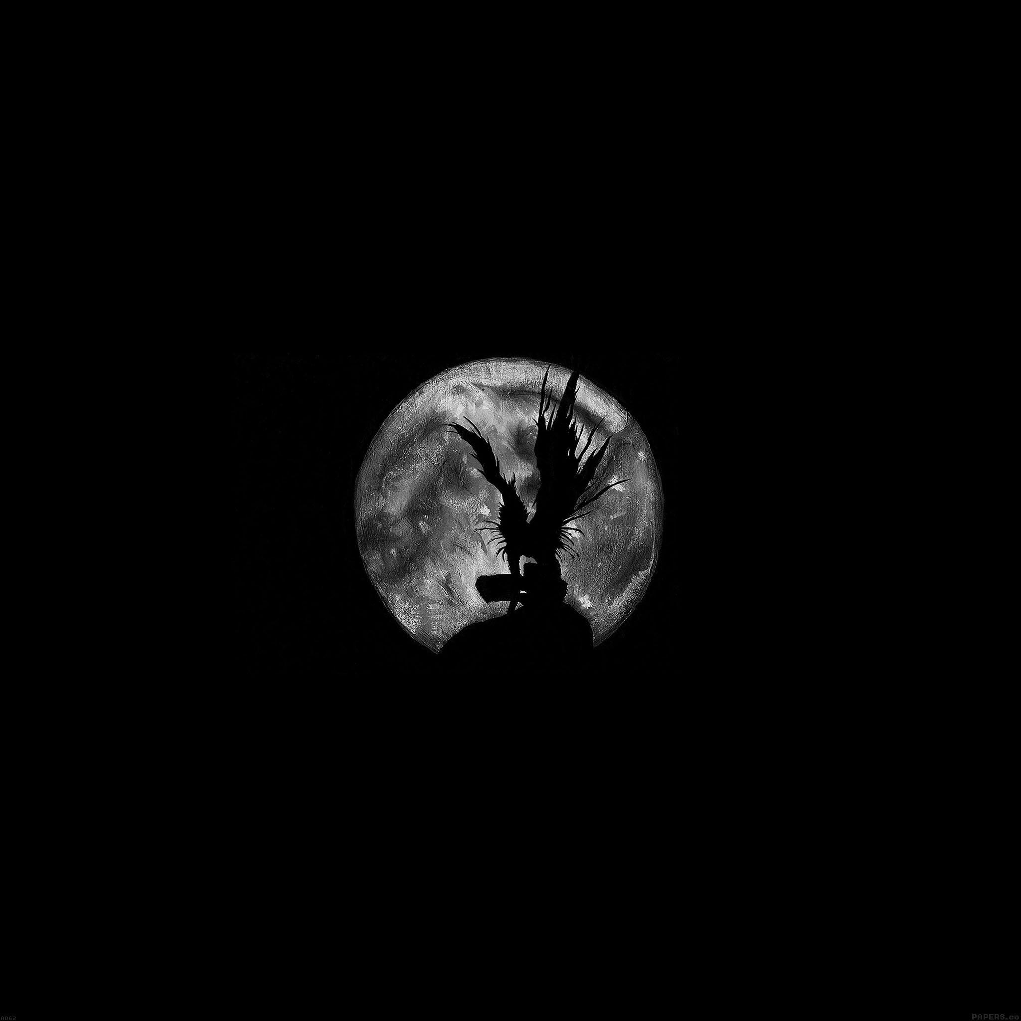 2048x2048 Death Note Moon Illust