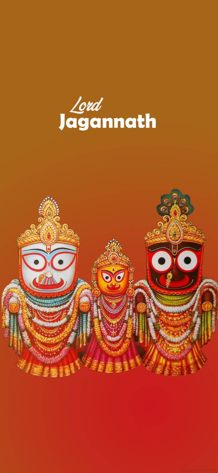 886x1920 Download Jagannath With Hindu Gods Wallpaper