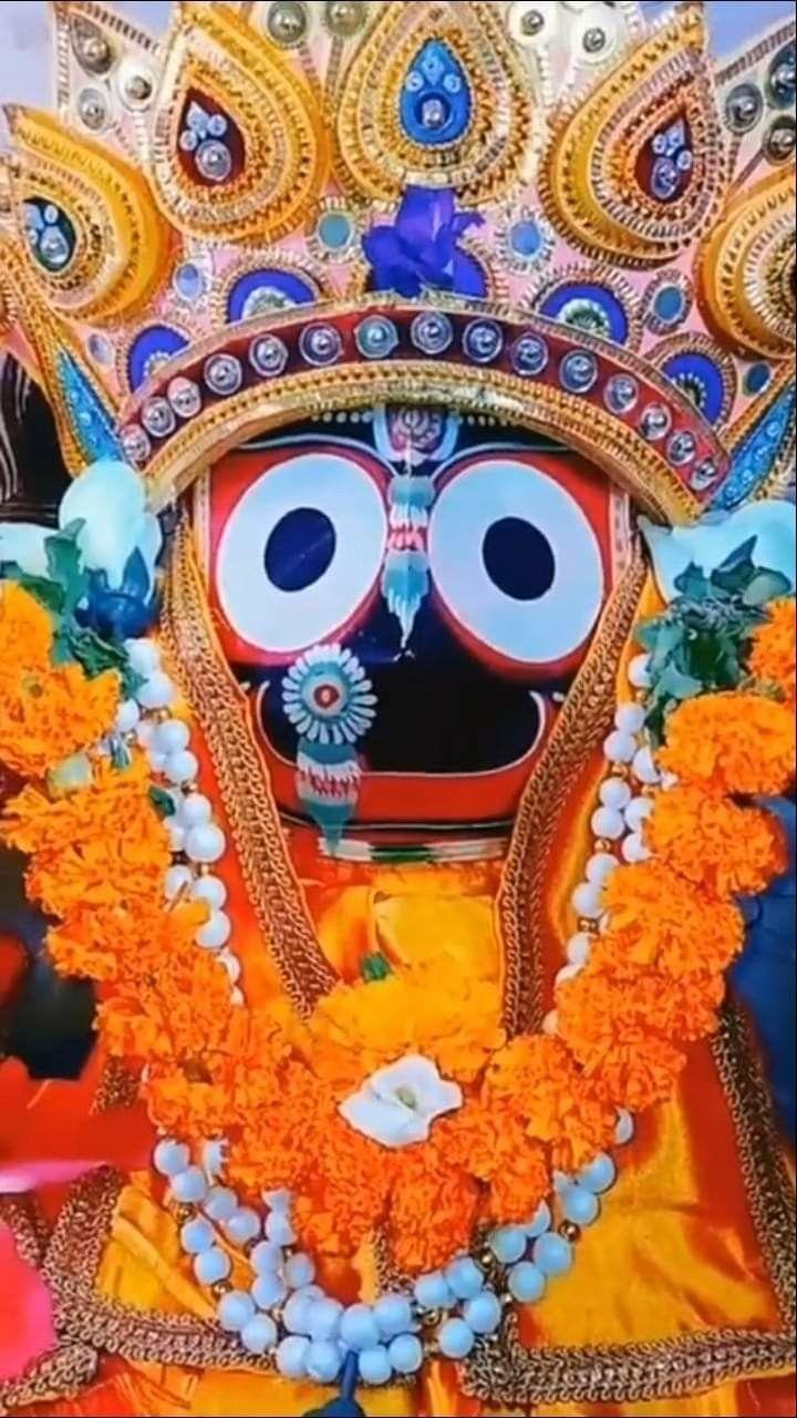 720x1280 jai shree jagannathji. Painting of girl, Dark wallpaper iphone, Hindu art
