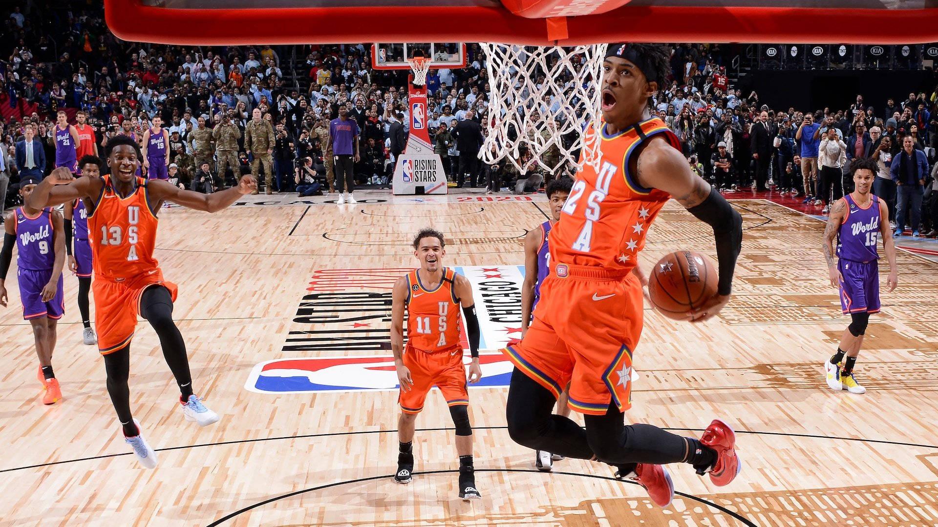 1920x1080 Download Ja Morant Dunk Rising Stars Challenge Wallpaper