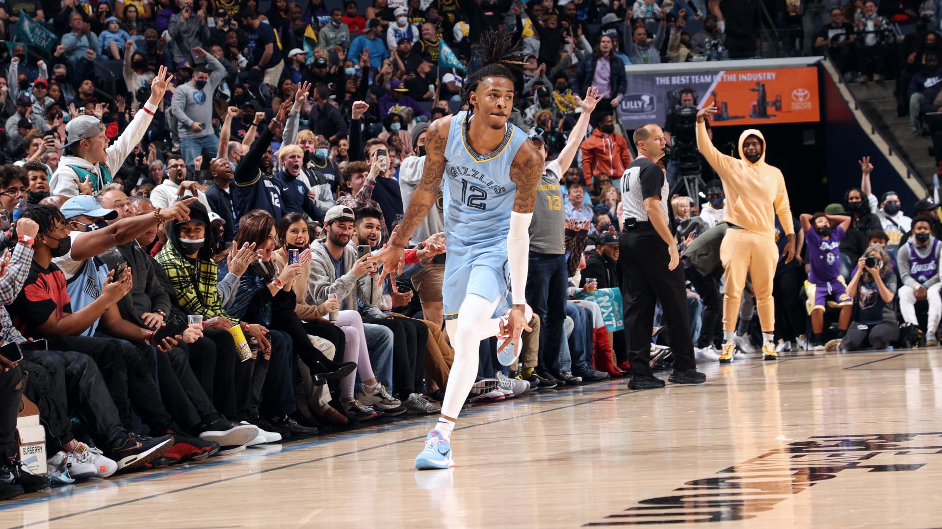1920x1080 The Rundown: Morant's 41 powers Grizzlies past Lakers. NBA.com Philippines