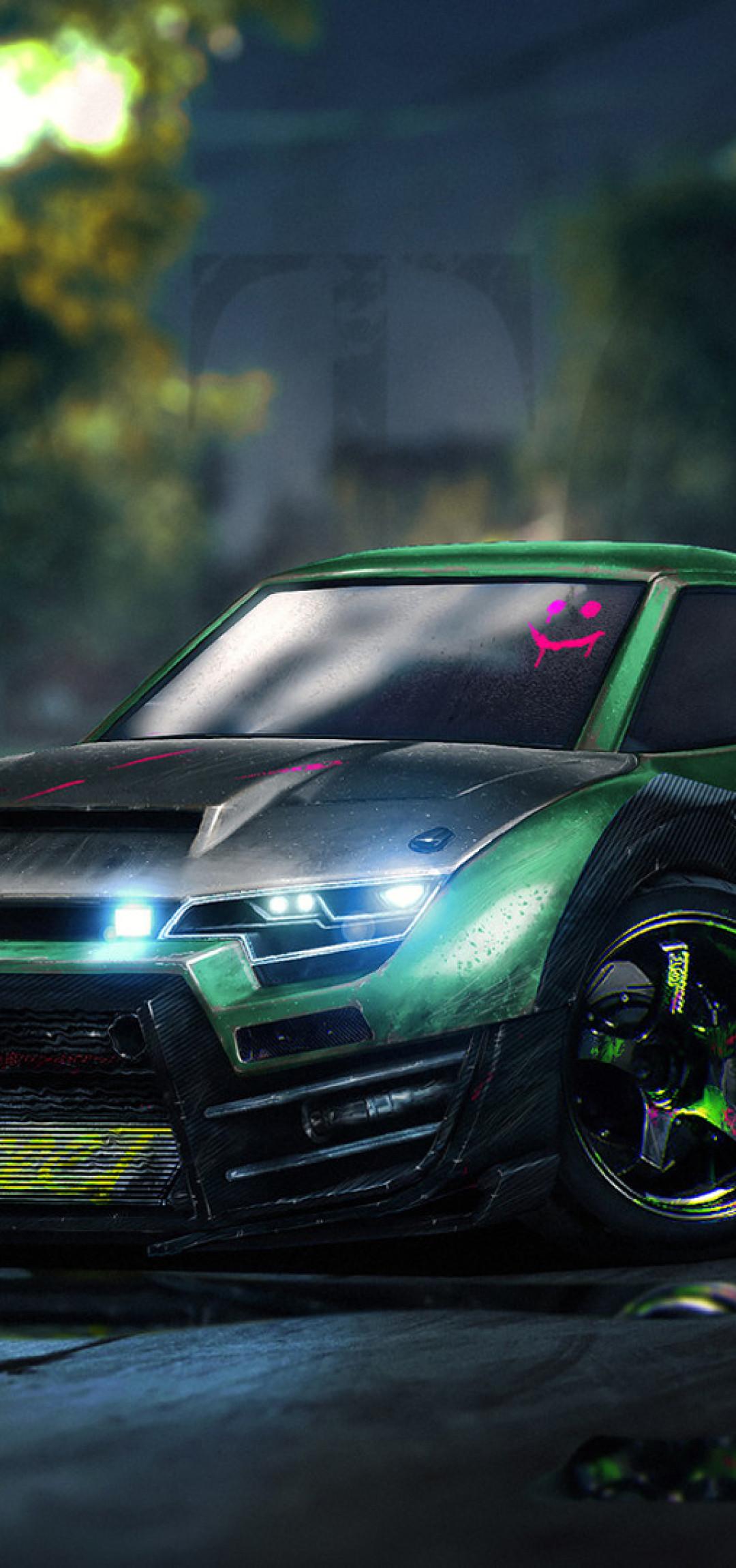 1080x2300 Rocket League Green Car 1080x2300 Resolution Wallpaper, HD Games 4K Wallpaper, Image, Photo and Background