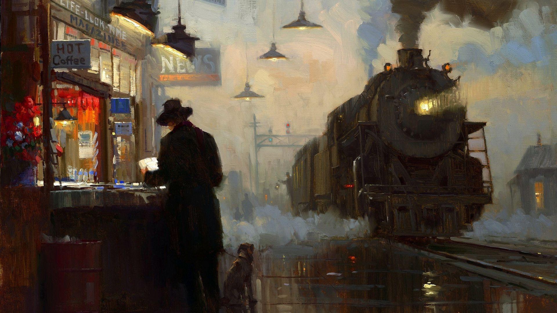 1920x1080 Trainstation