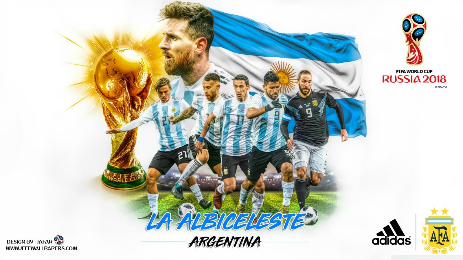 1600x900 ARGENTINA WORLD CUP 2018 Ultra HD Desktop Background Wallpaper for 4K UHD TV : Tablet