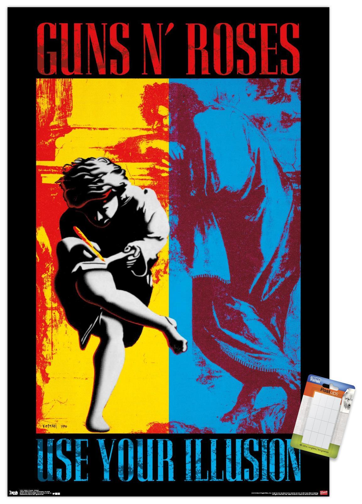 1153x1603 Guns N' Roses Wall Poster, 22.375 x Framed