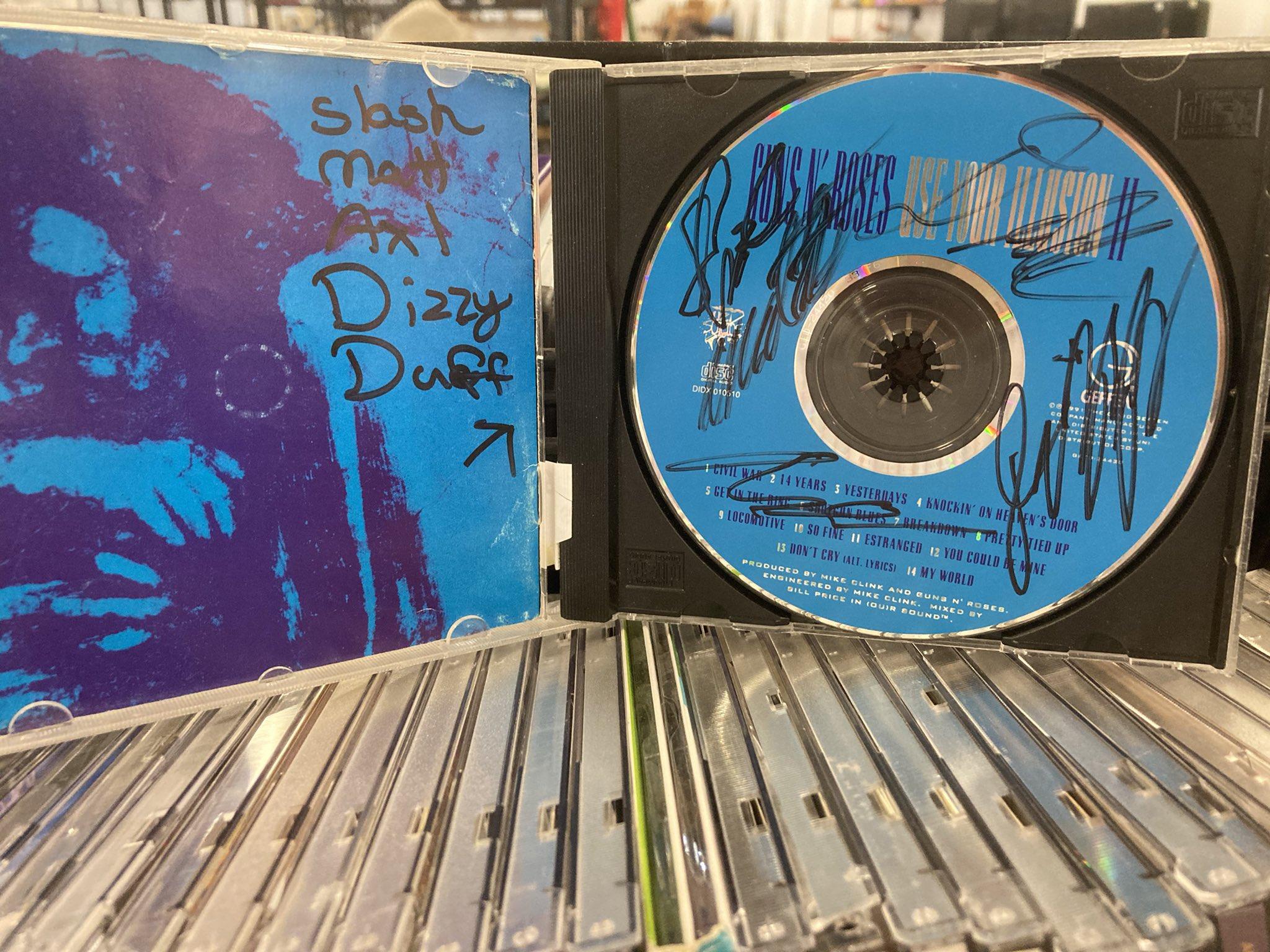 2048x1536 Travis H this at a Phoenix area Goodwill today. A signed copy of “Use Your Illusion II” by Guns N' Roses likely from the early 90's. Can't verify if