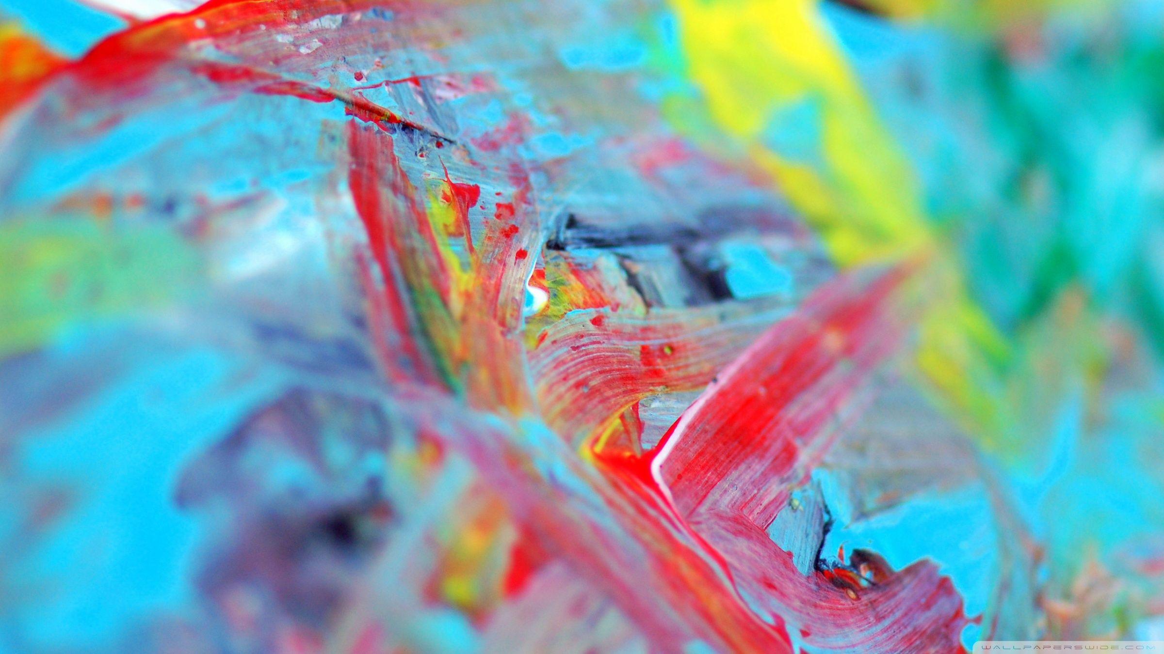 2400x1350 Abstract Painting ❤ 4K HD Desktop Wallpaper for 4K Ultra HD