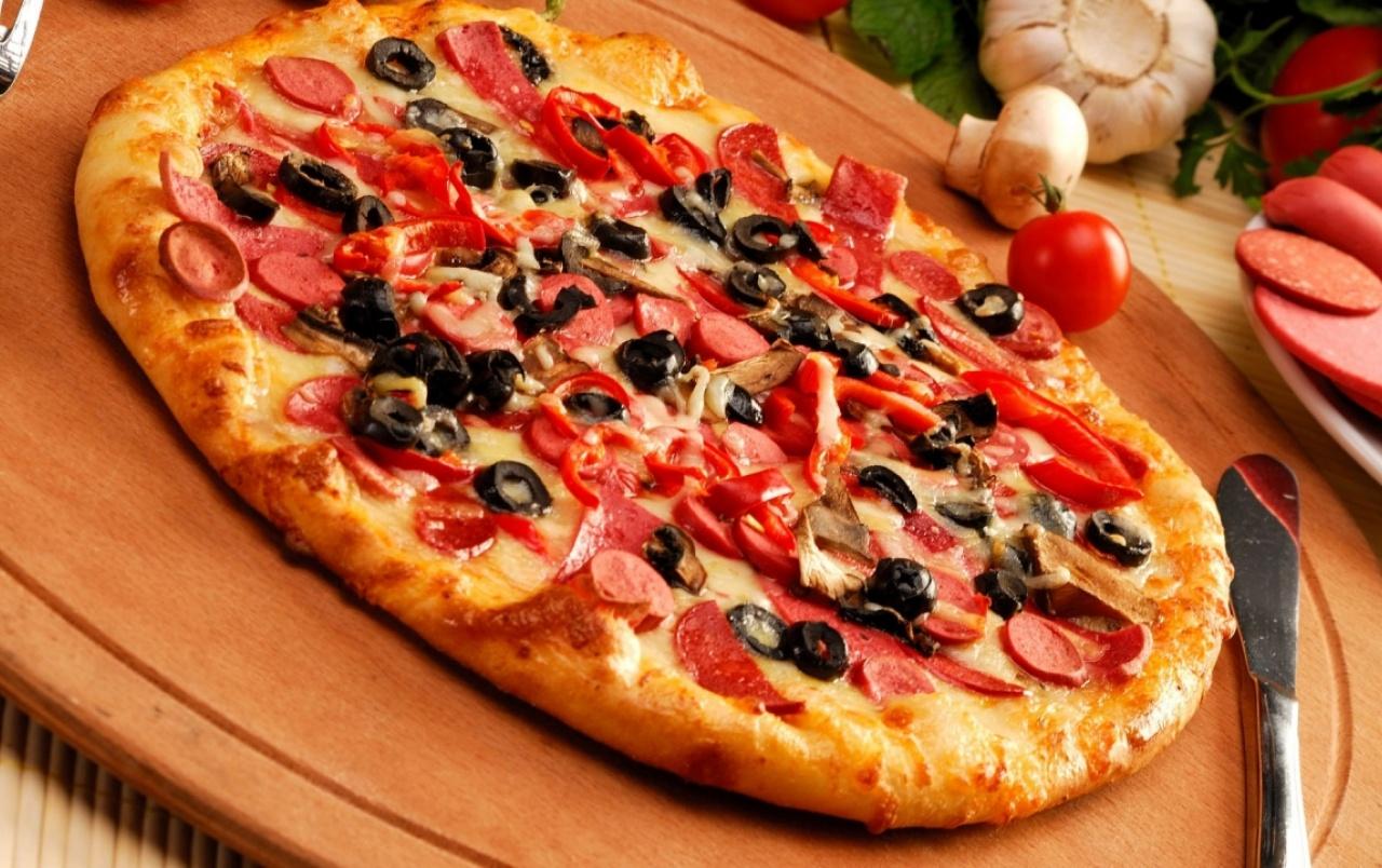 Hình nền 1280x804 Pizza.  Hình ảnh kho bánh pizza