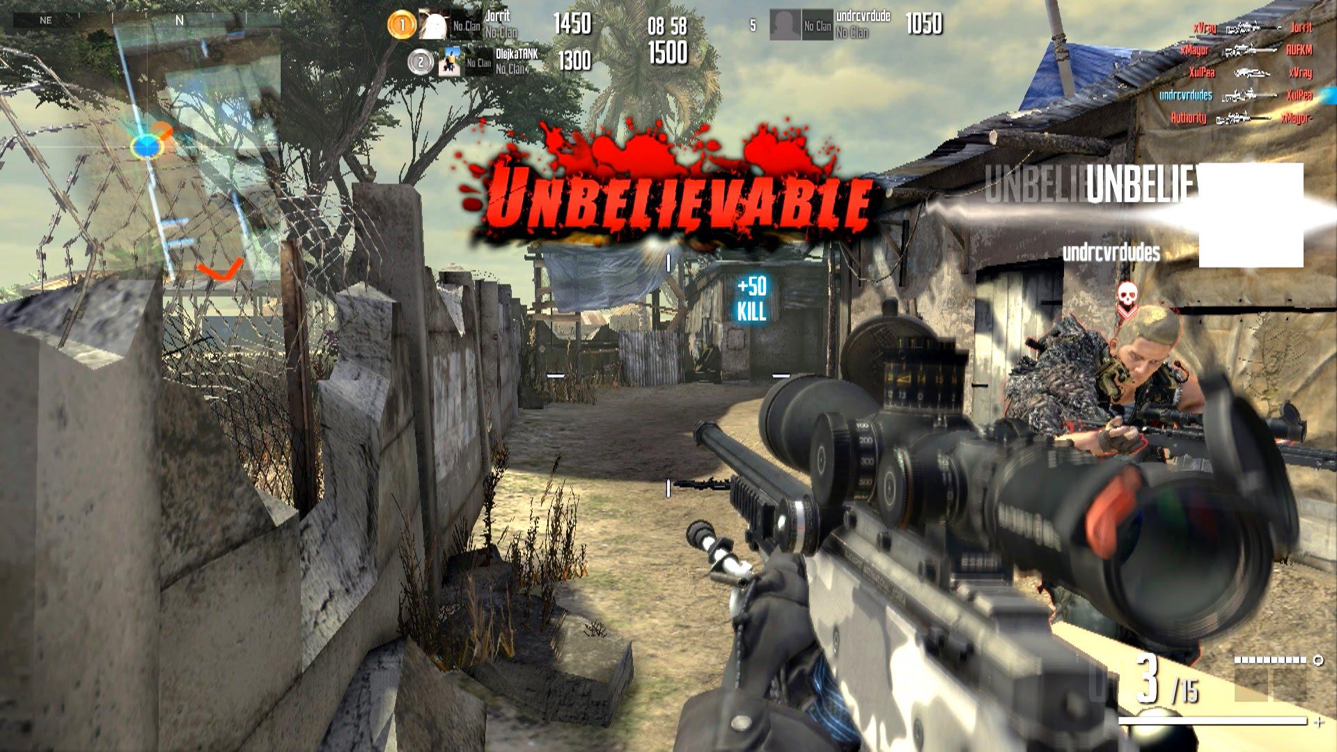 1920x1080 Jogos: É matar ou morrer no modo Hunted de Combat Arms