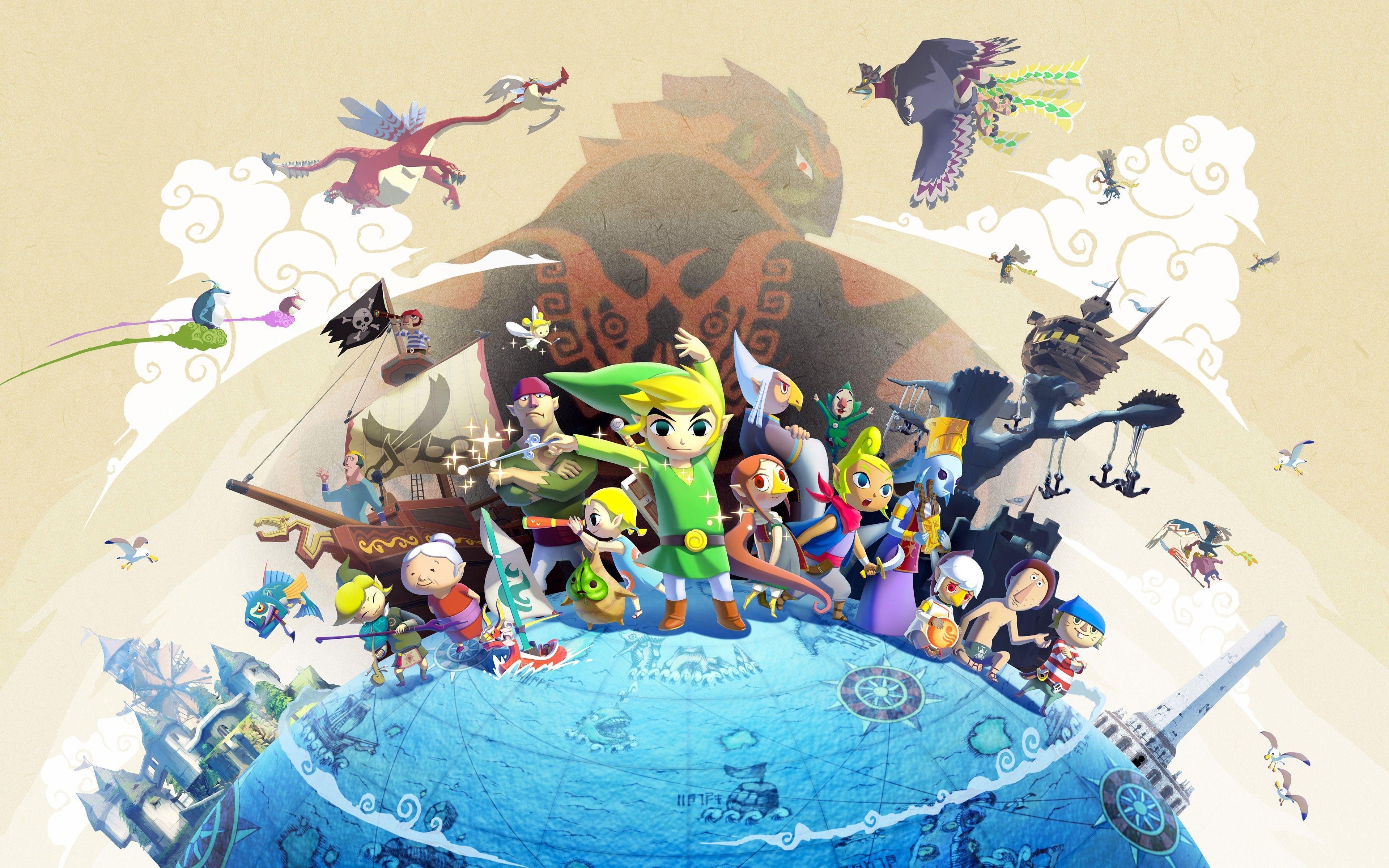 3840x2400 Wind Waker HD Wallppers Free Download