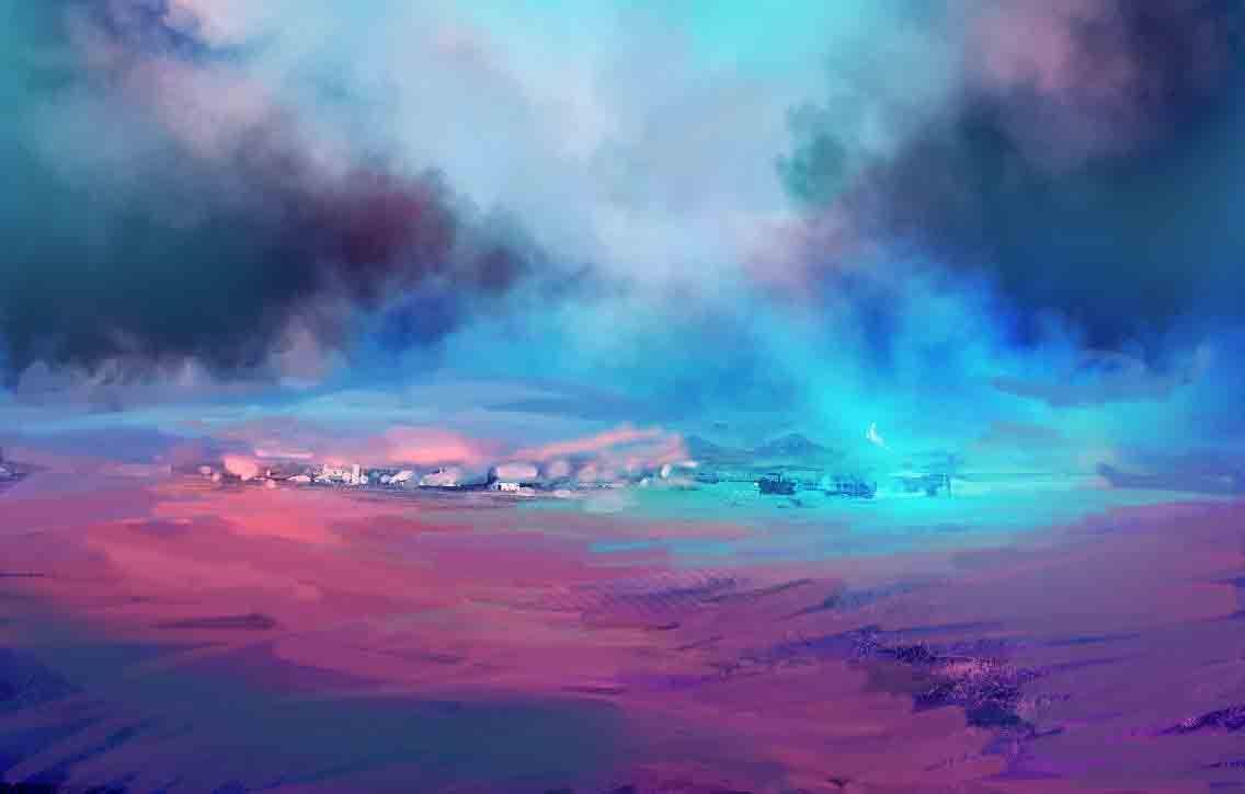 1136x725 Zen Painting Wallpaper HD