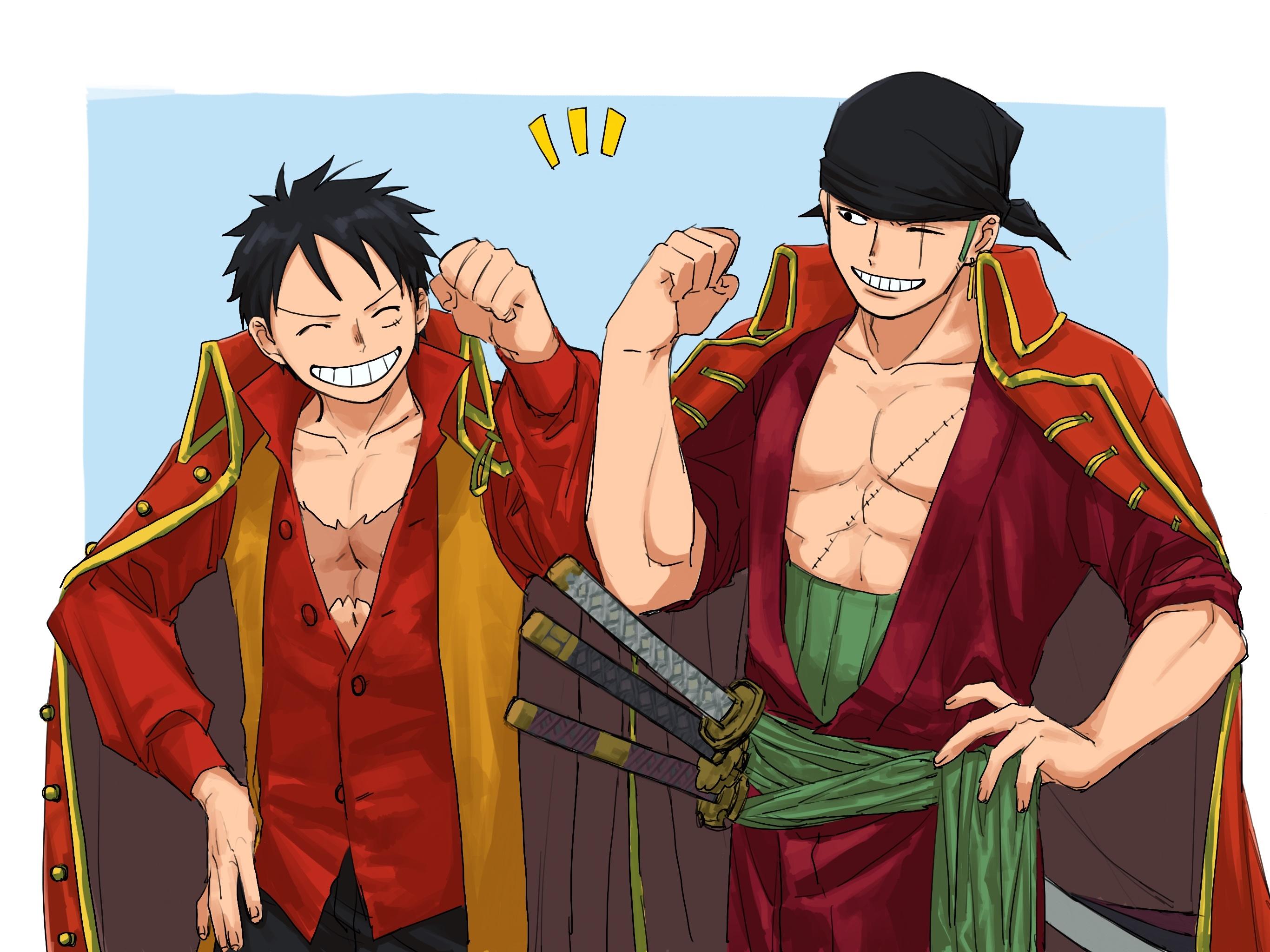 2732x2048 One Piece HD, Monkey D. Luffy, Roronoa Zoro Gallery HD Wallpaper