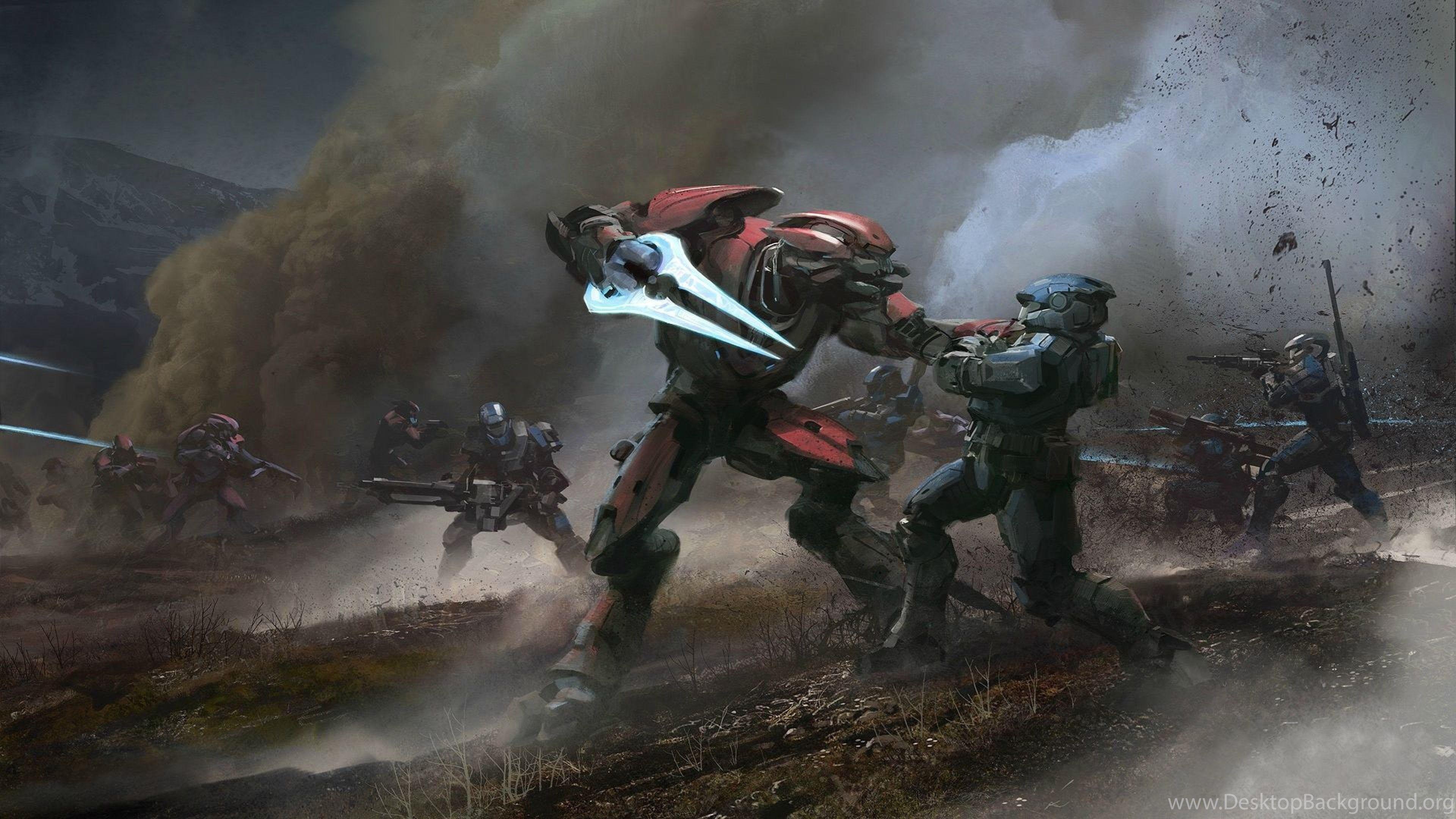 3840x2160 Download Wallpaper 3840x2160 Halo, Reach, Elite, Battle, Spartan