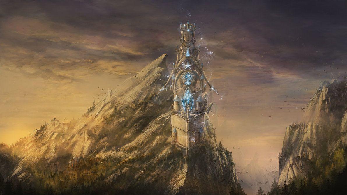 1191x670 Wizard Tower. Wizard's tower, Tower, Fantasy art