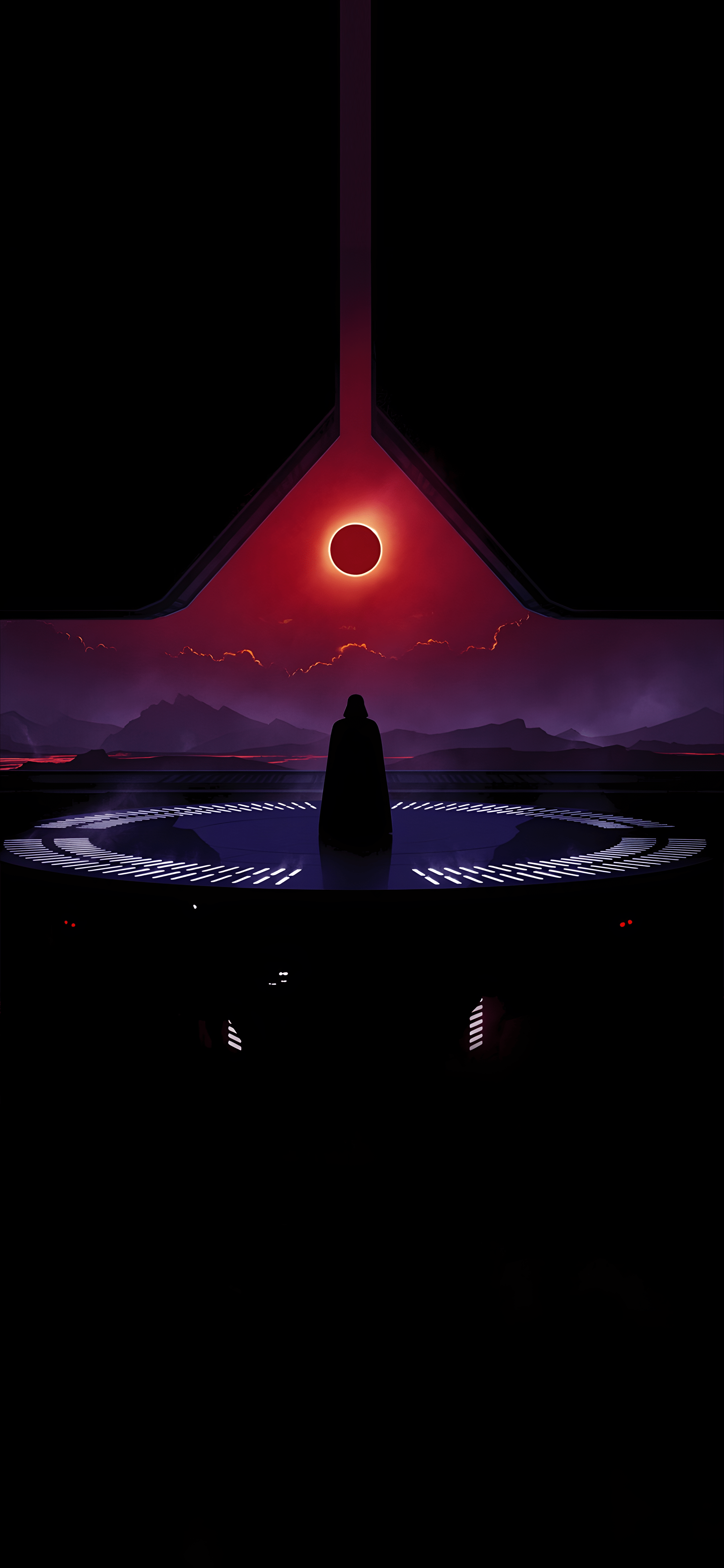 2160x4680 Eclipse on Mustafar by Marko Manev (800×1196)