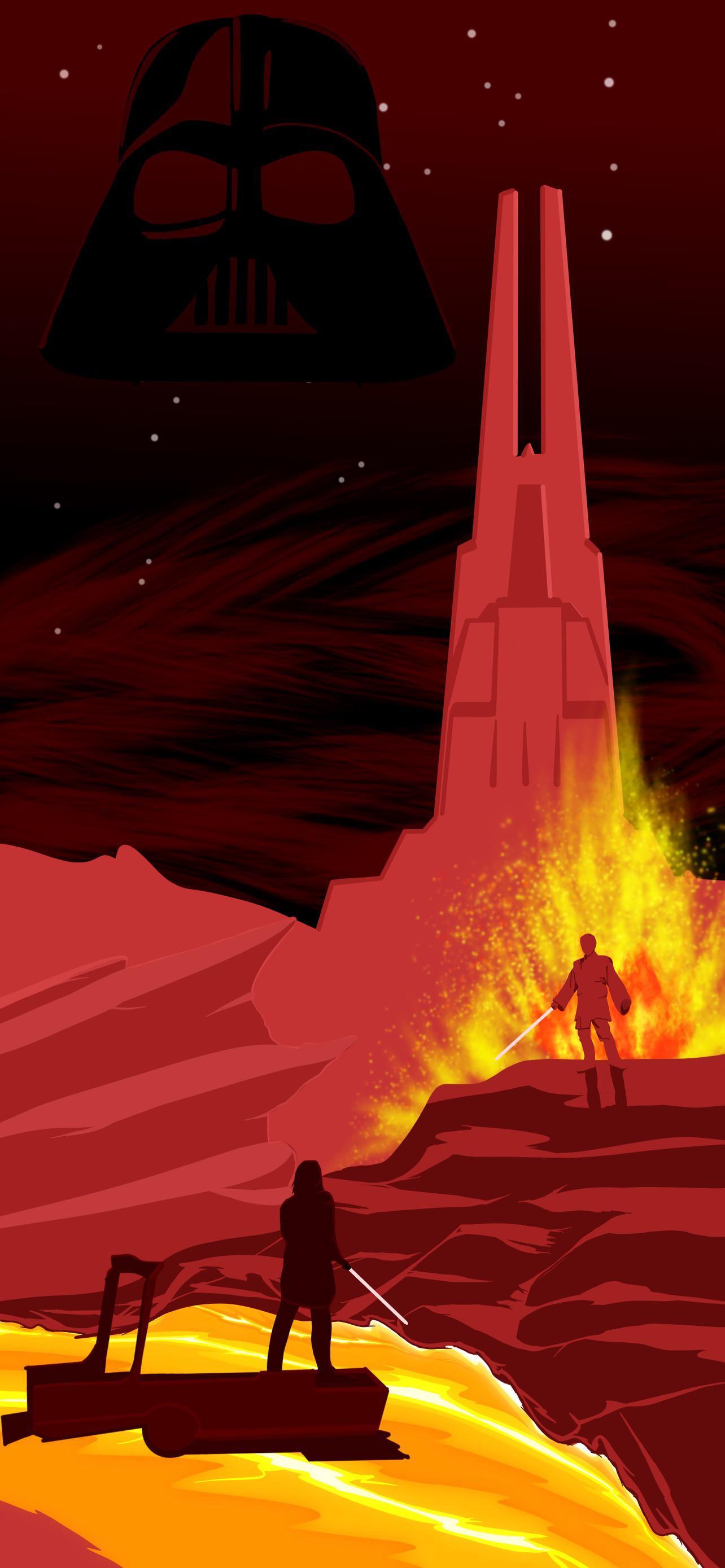 1284x2778 Mustafar Duel