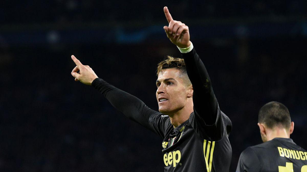 1200x675 Cristiano Ronaldo Scores 125th Champions League Goal As Ajax Battle To First Leg Draw With Juve