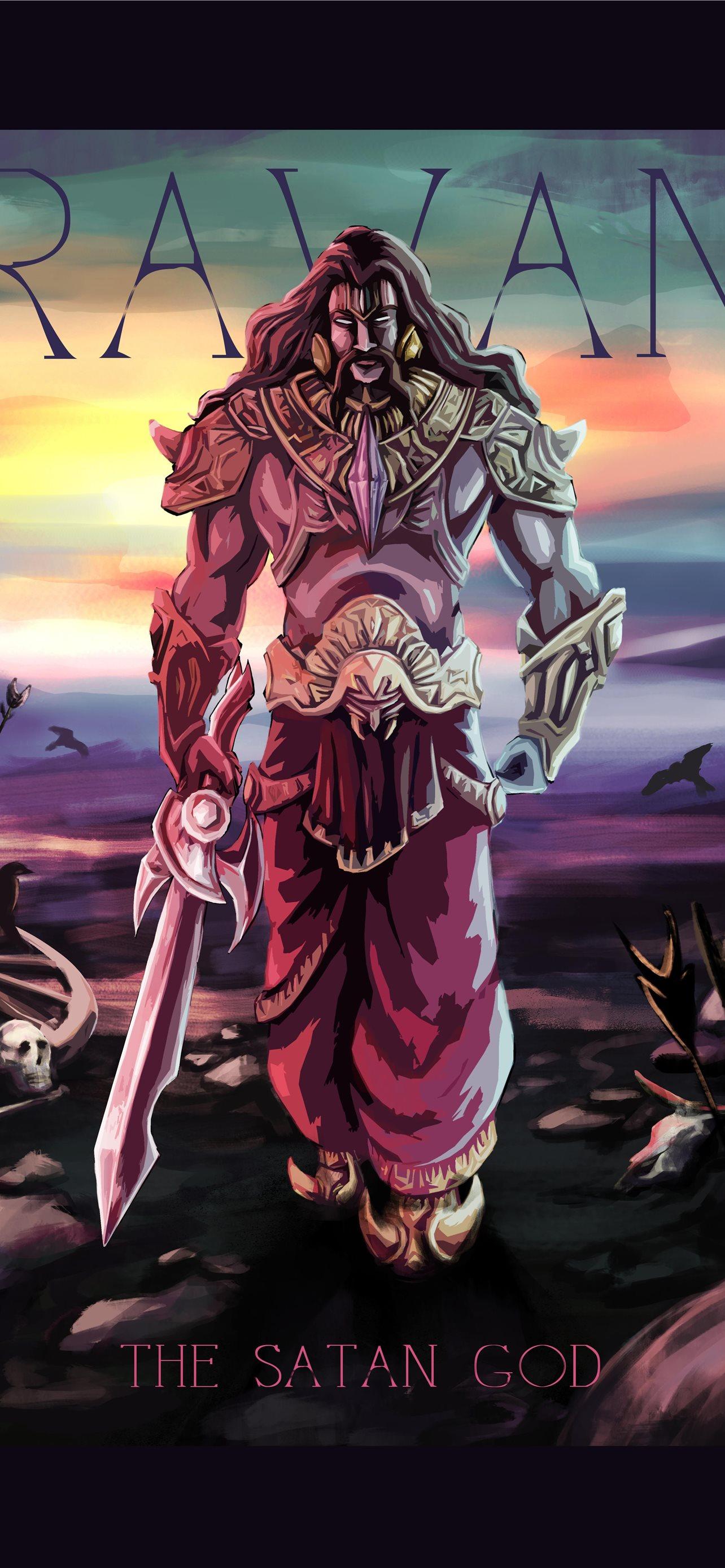 1284x2778 ravana iPhone Wallpaper Free Download