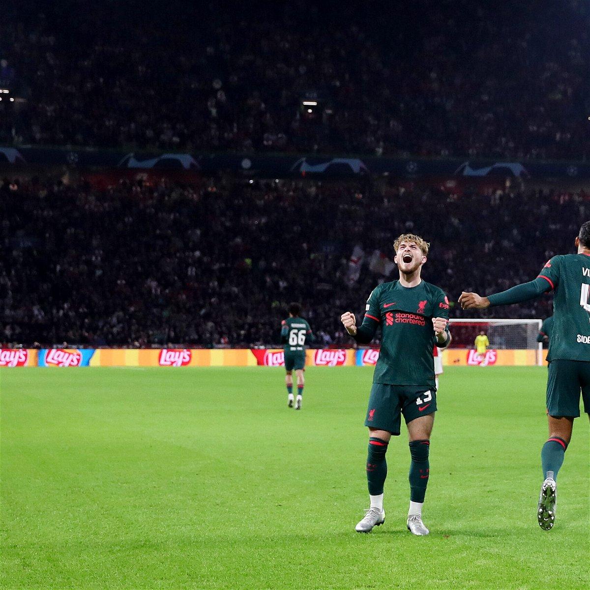 1200x1200 Liverpool's Mohamed Salah brilliantly assisted Harvey Elliott vs Ajax