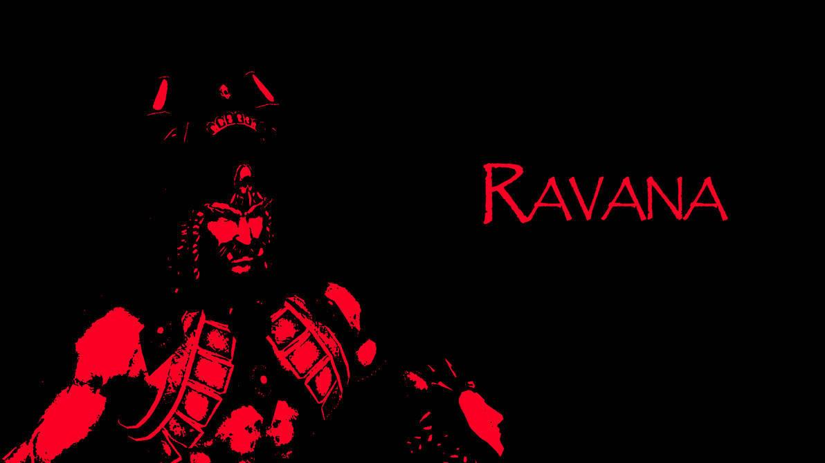 1192x670 Download Ravana Red And Black Aesthetic Wallpaper