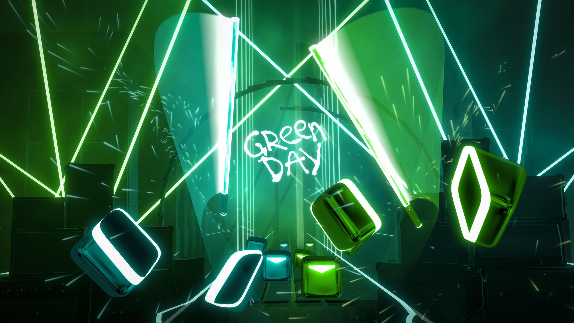 1920x1080 Beat Saber: Green Day of Broken Dreams (2019) promotional art