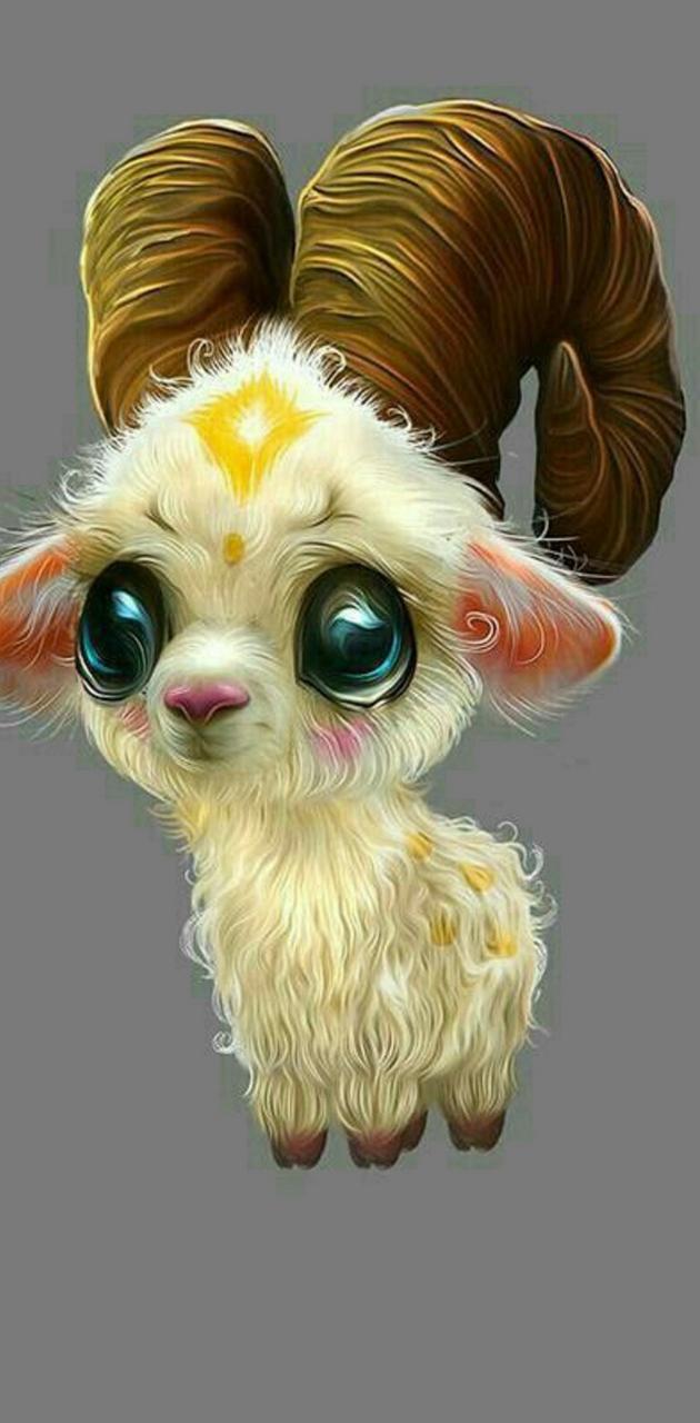 630x1280 Cute sheep wallpaper