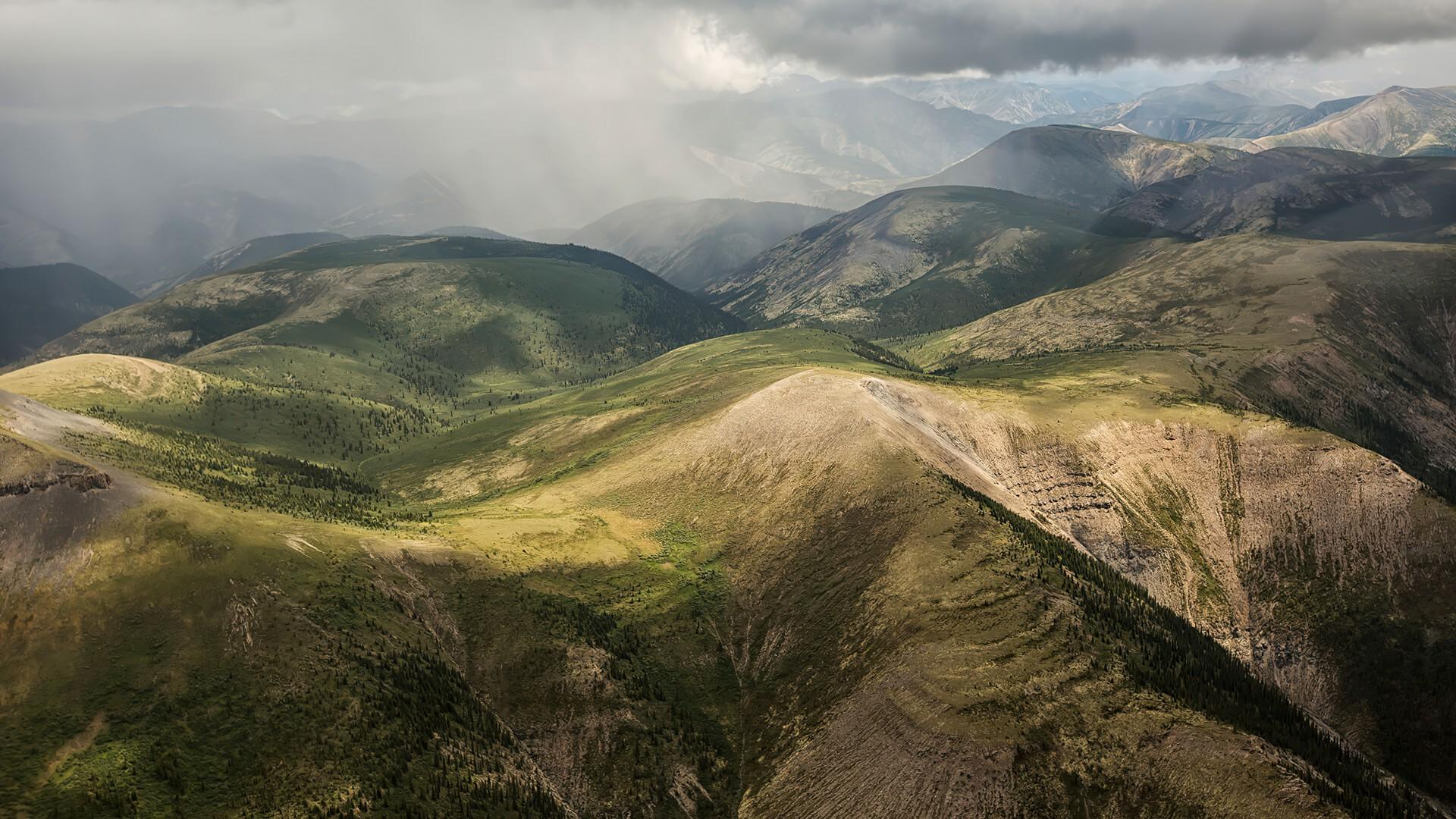 1920x1080 Wallpaper Nahanni National Park Reserve, Northwest Territories, Canada, mountains, clouds, 4K, Travel