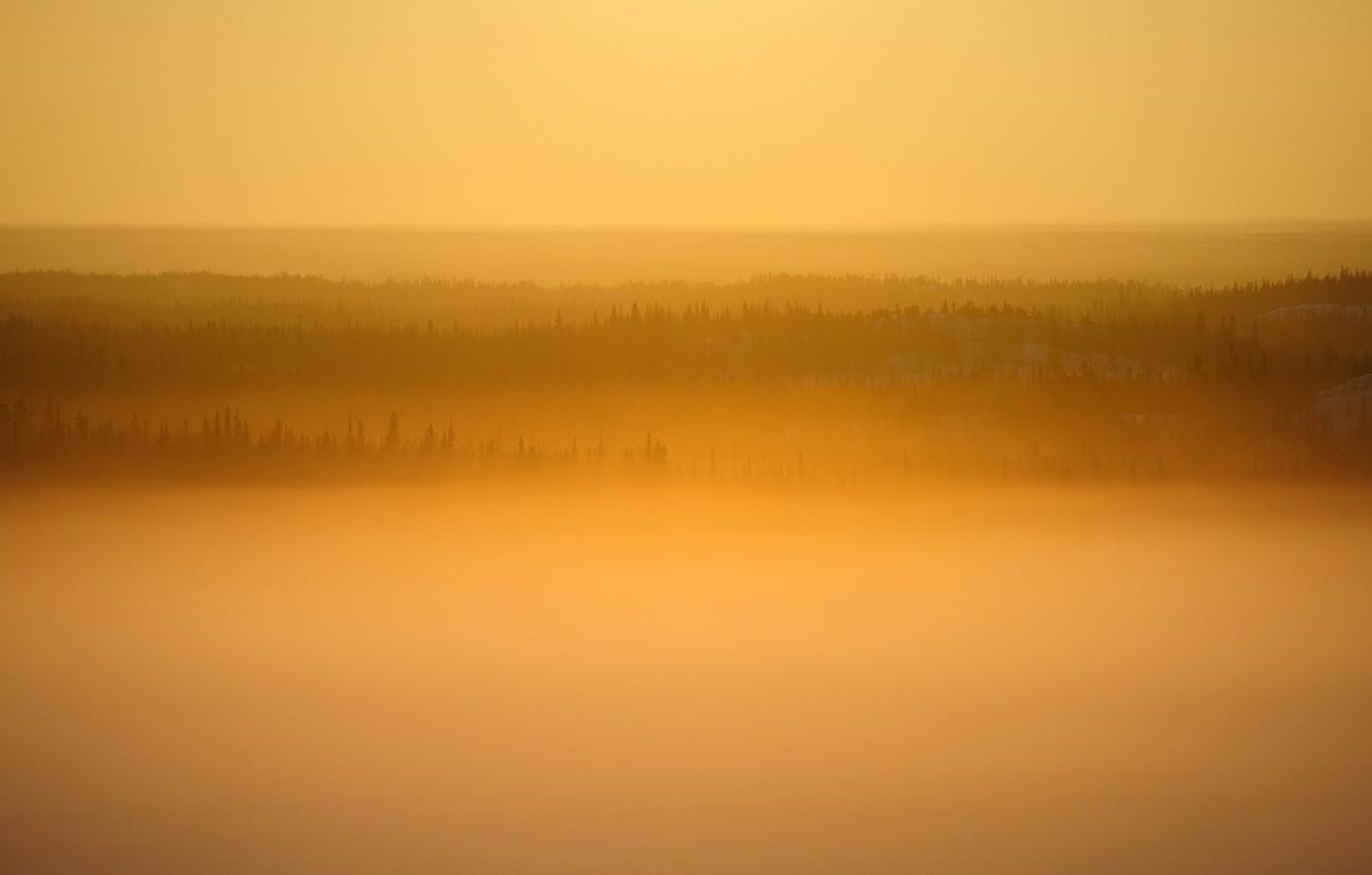 1332x850 Wallpaper Canada, Great Slave Lake sunrise, Yellowknife, Northwest Territories image for desktop, section пейзажи