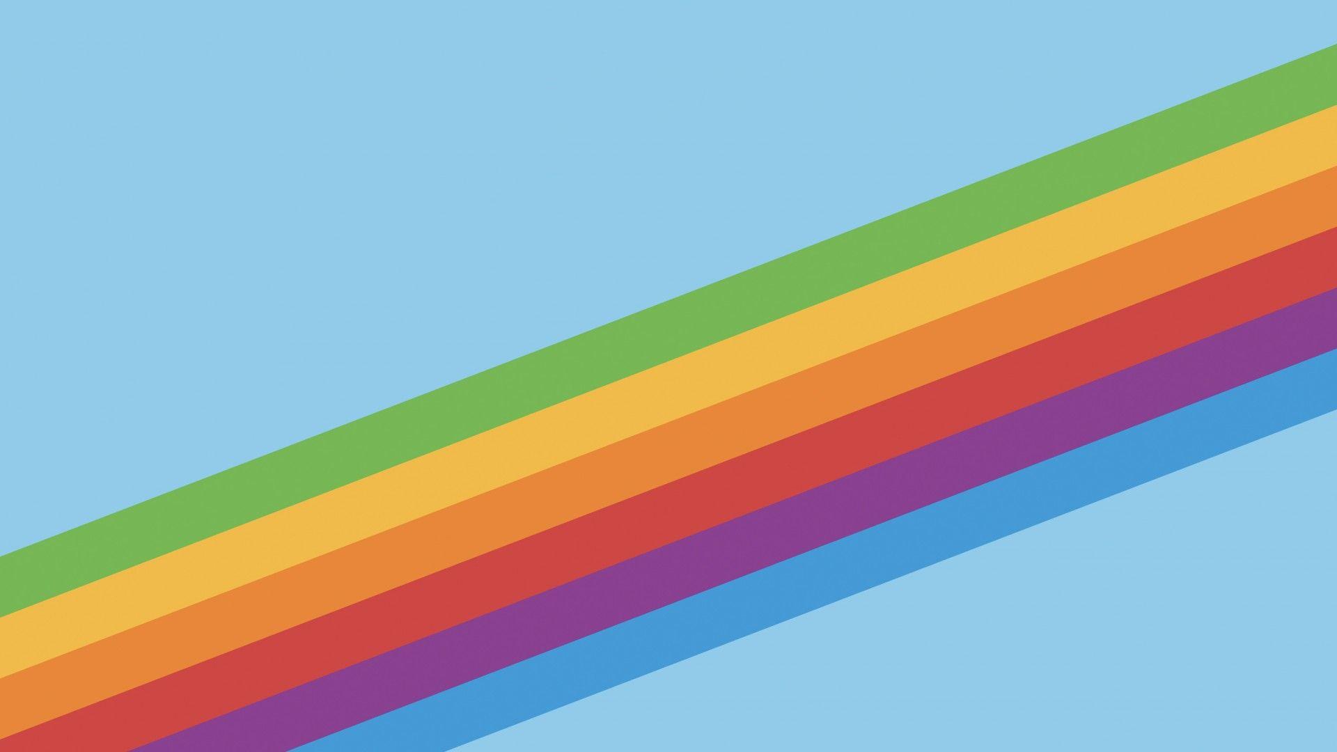 1920x1080 Wallpaper iPhone X wallpaper, iPhone iOS rainbow, retina, 4k