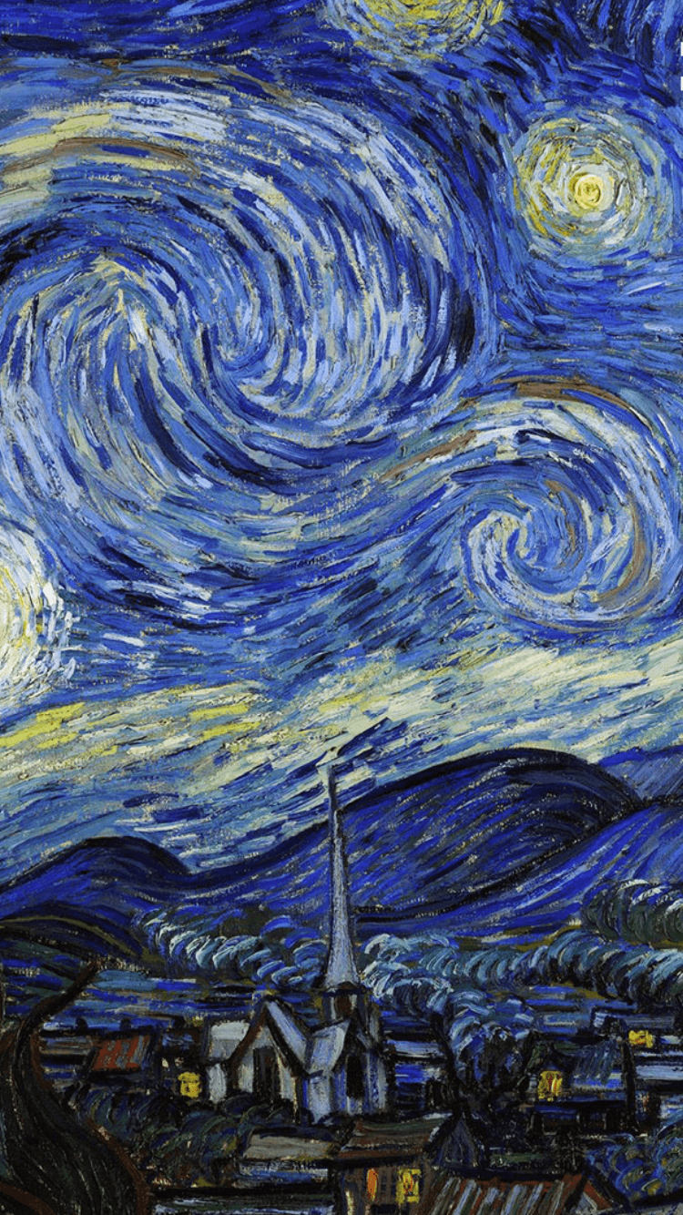 750x1334 Wallpaper. Van gogh, Wallpaper